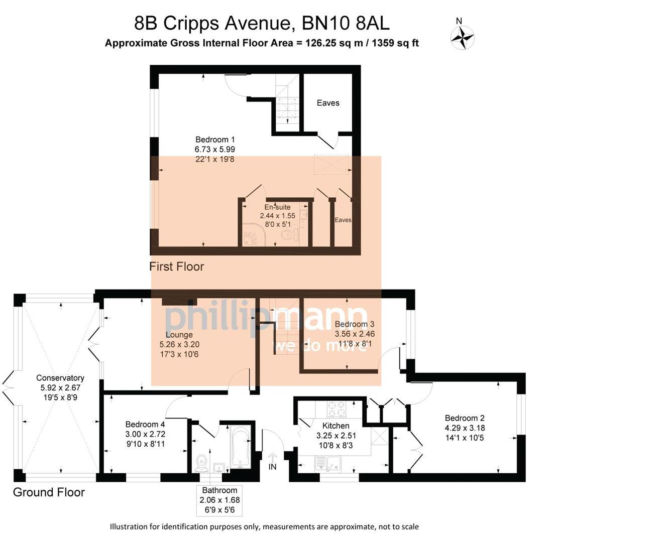 Cripps Avenue, Peacehaven floorplan