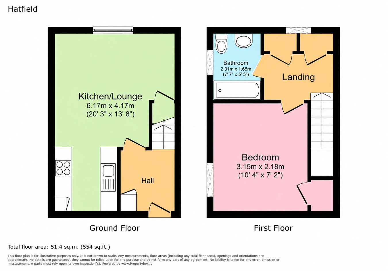 Salisbury Square, Hatfield, AL9 floorplan