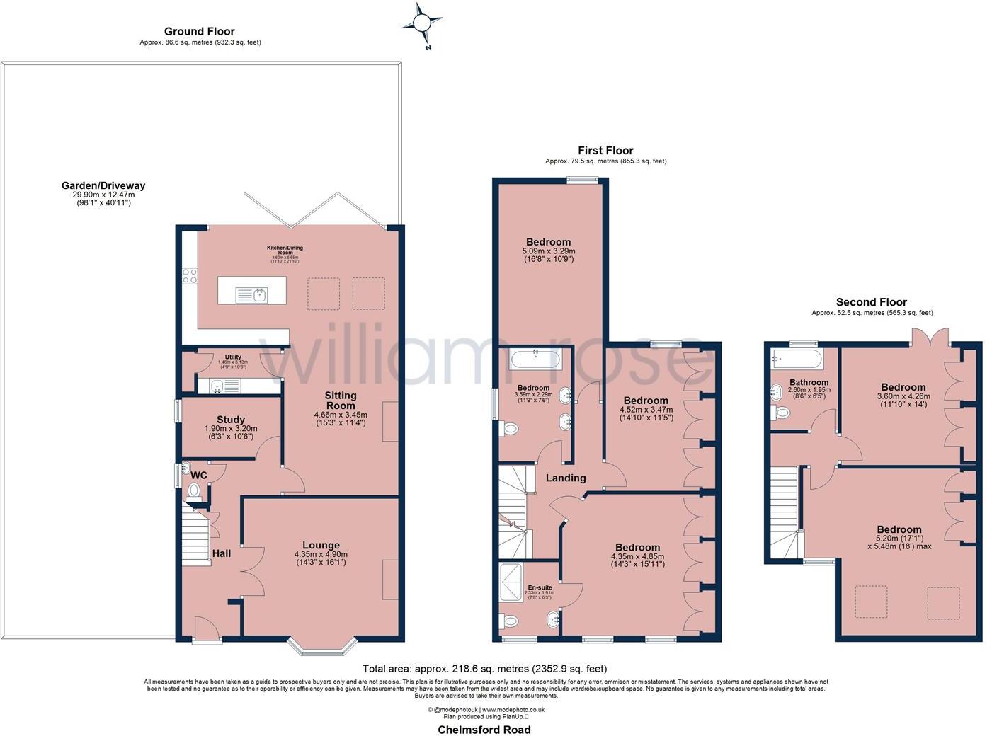 Chelmsford Road, South Woodford, London floorplan
