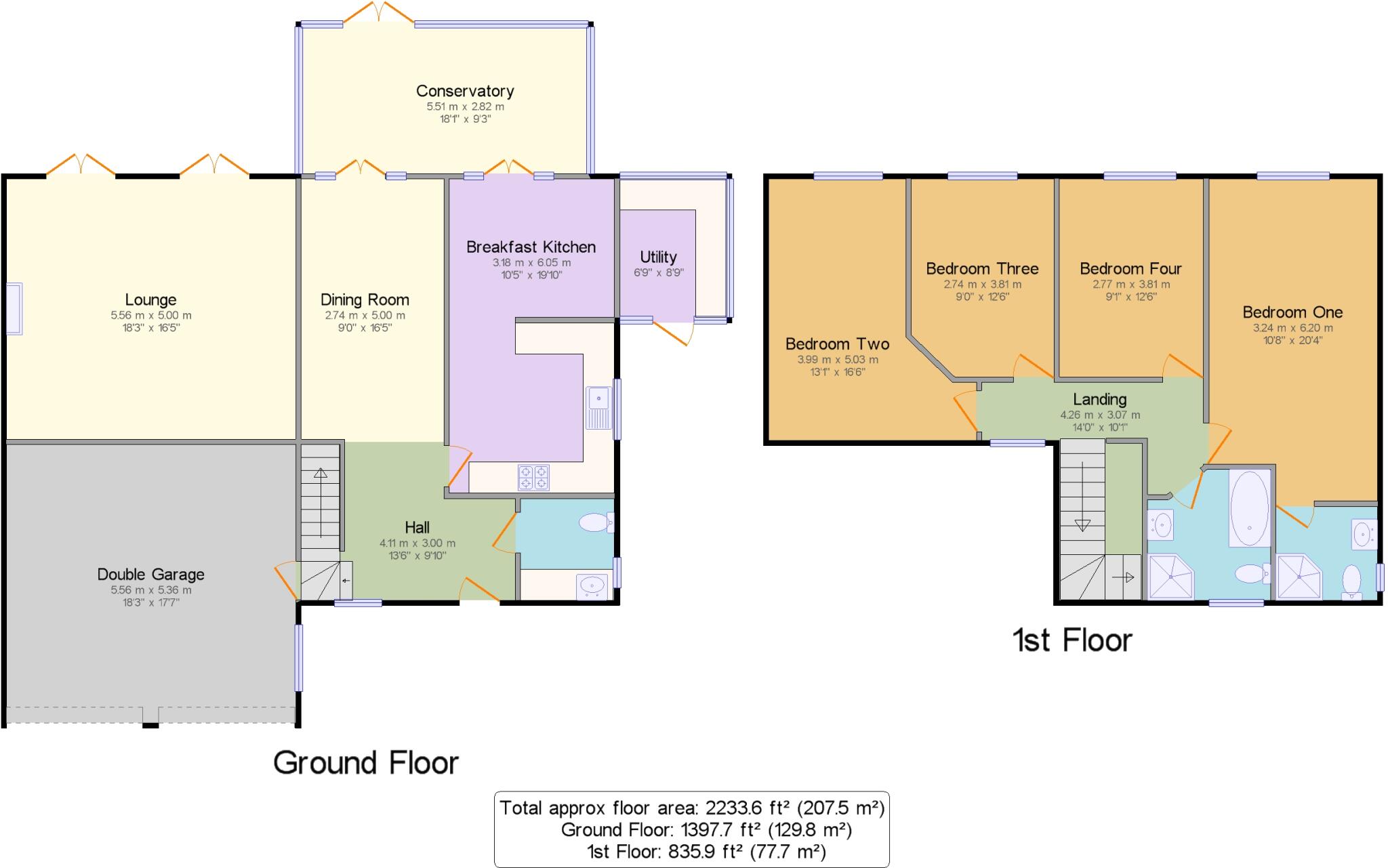 Leafield Road, Disley, Stockport, Cheshire, SK12 floorplan