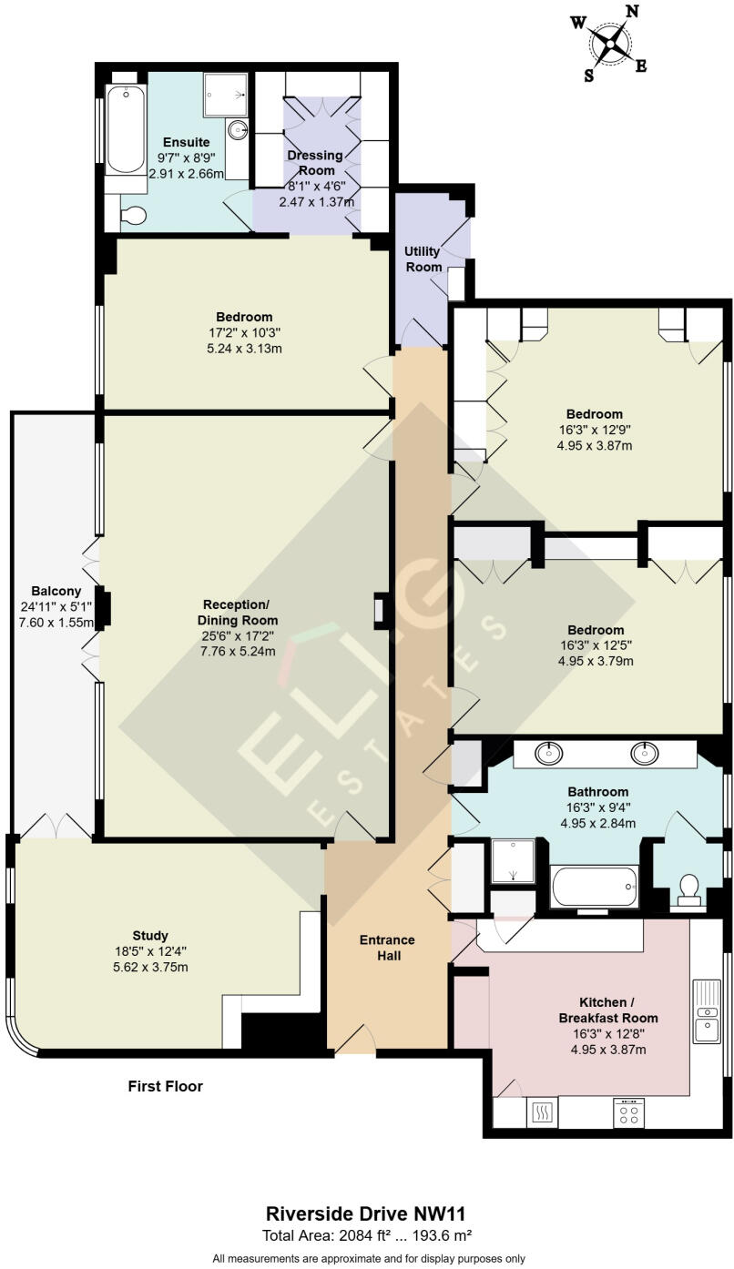 Riverside Drive, Golders Green Road, NW11 floorplan
