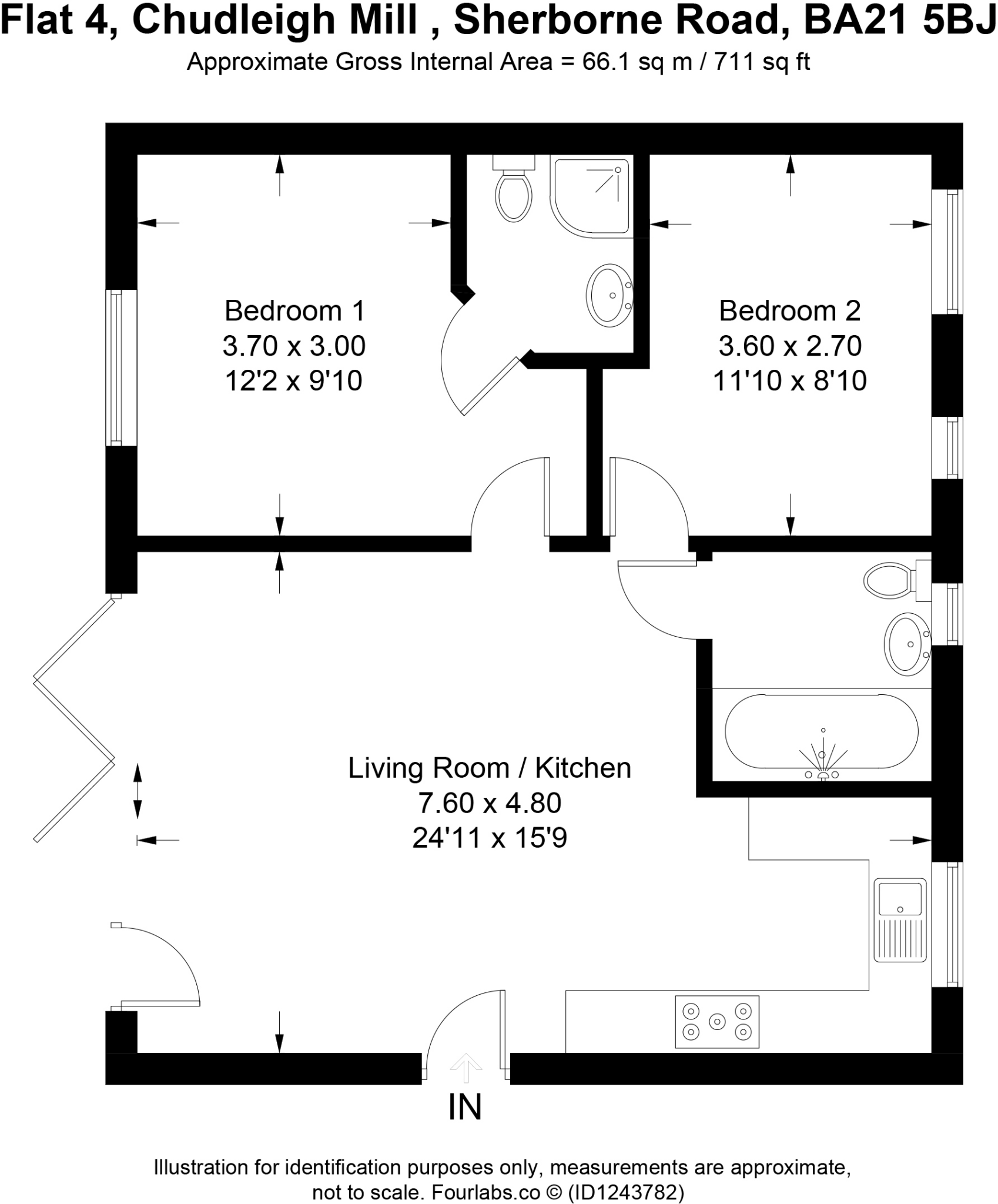 Sherborne Road, Yeovil floorplan