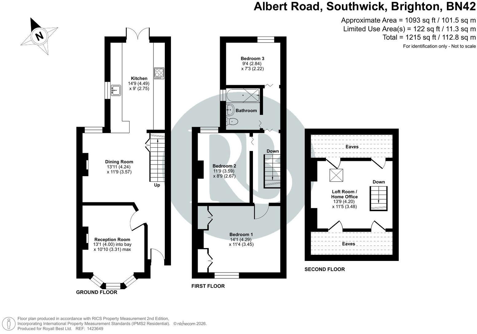 Albert Road, Southwick, Brighton, BN42 4GE floorplan