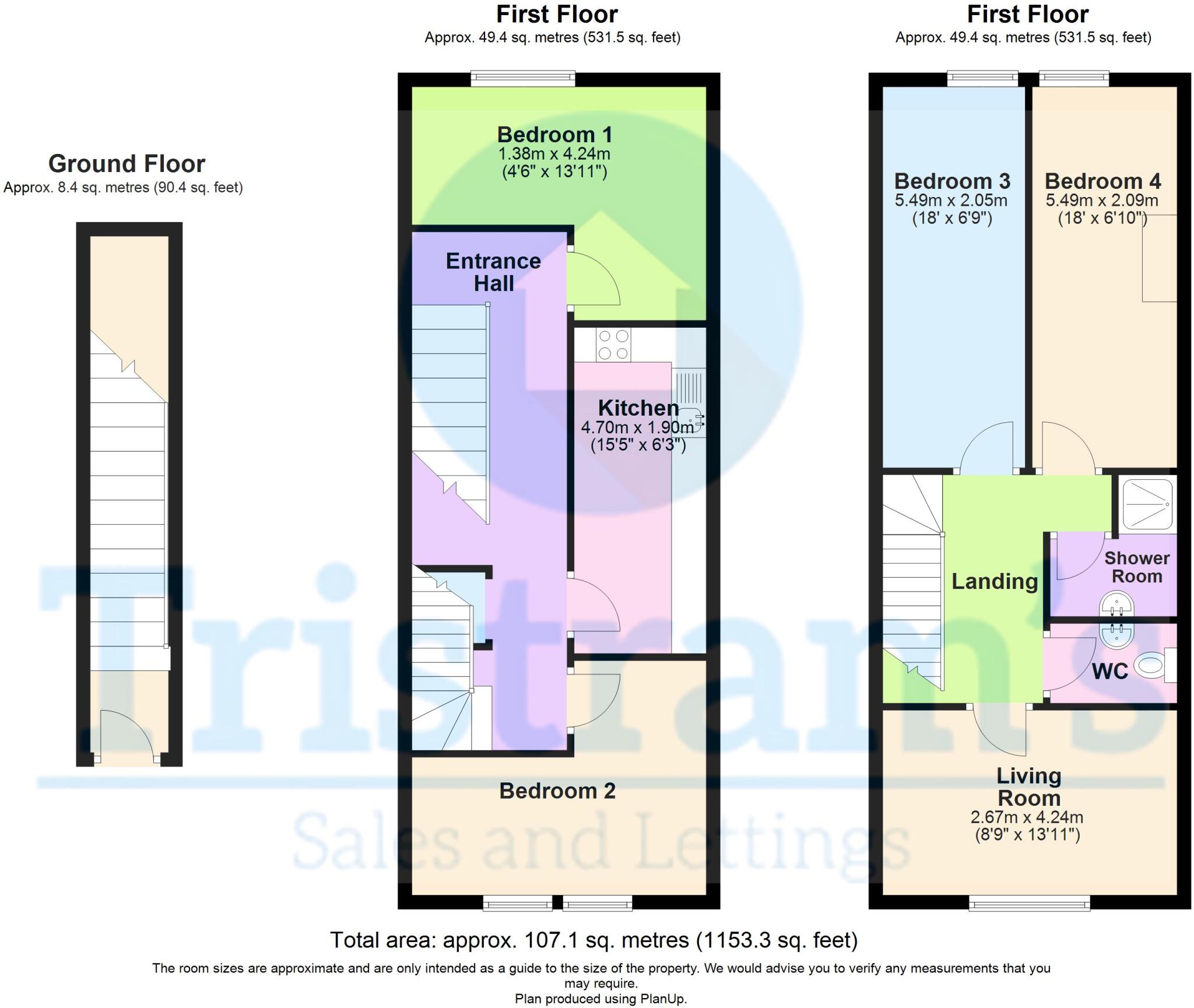 Goose Gate, Nottingham floorplan