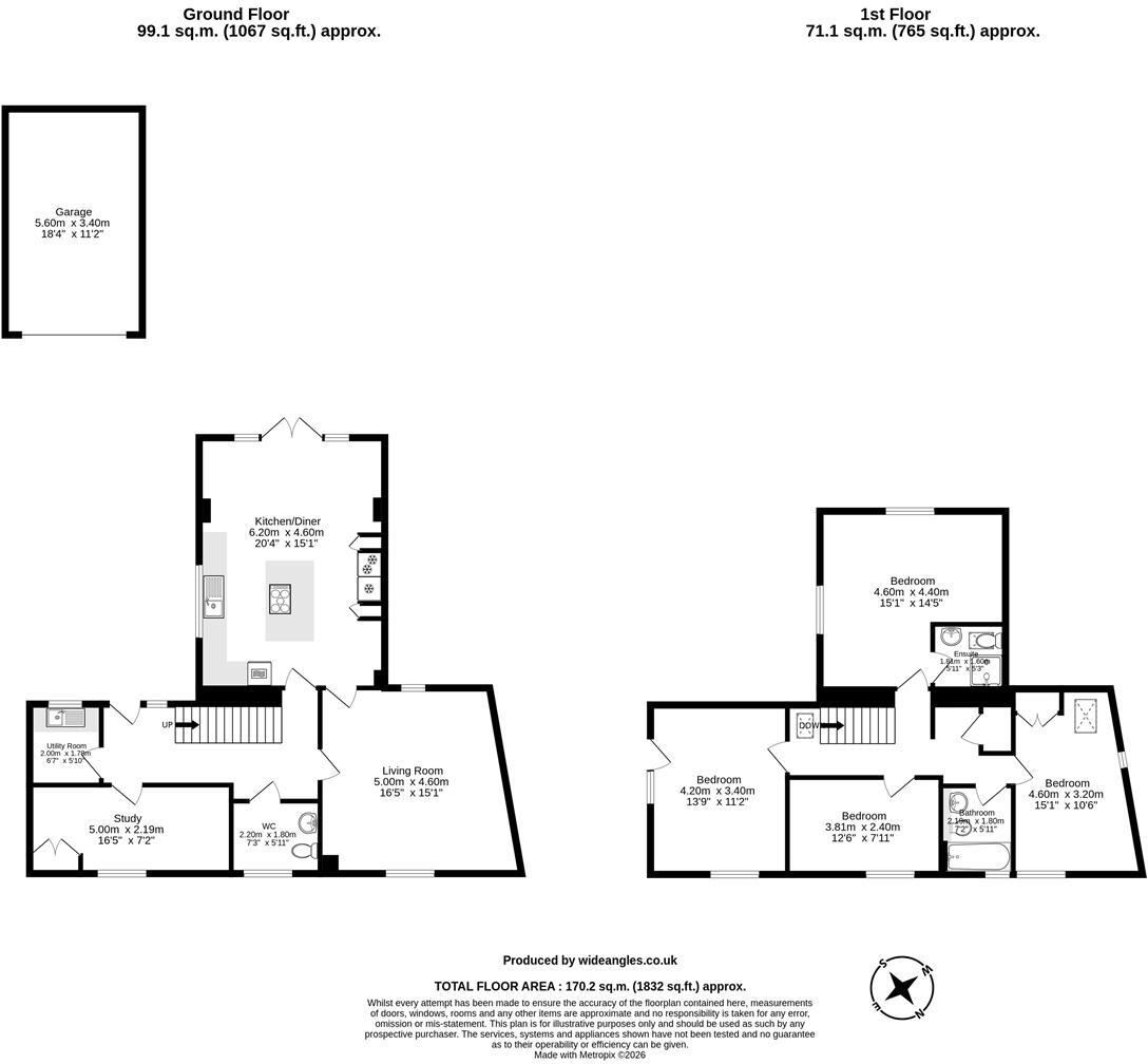 Fenway, Steeple Aston floorplan