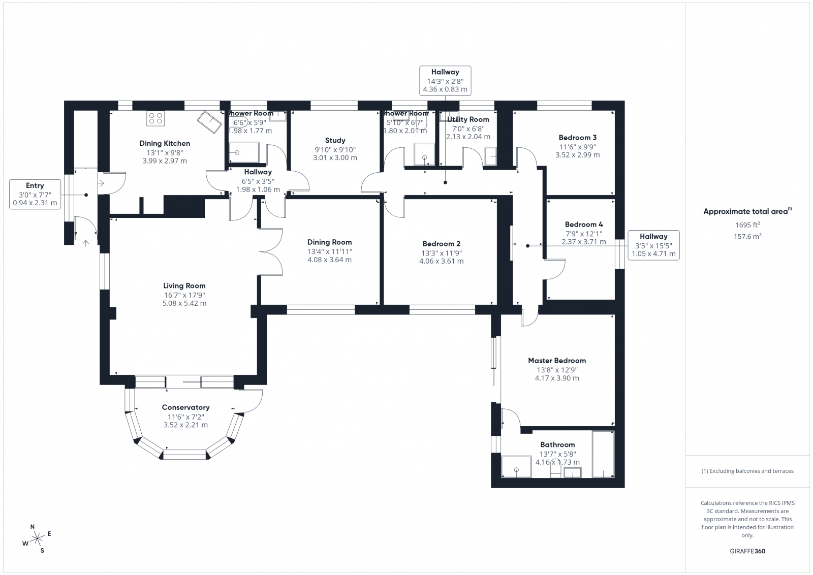 The Green, Lund, YO25 9TE floorplan