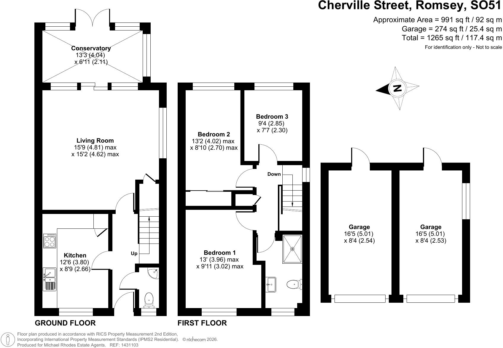Cherville Street, Romsey, Hampshire floorplan