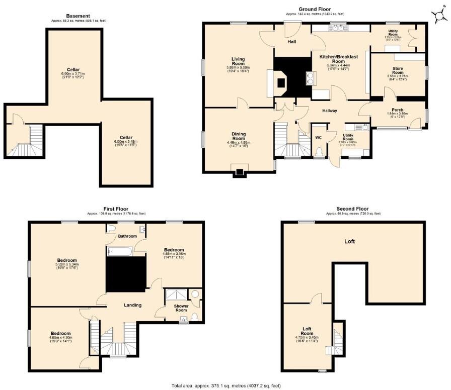 Dewdales Hope Farm, Bodenham, Hereford,  HR1 floorplan