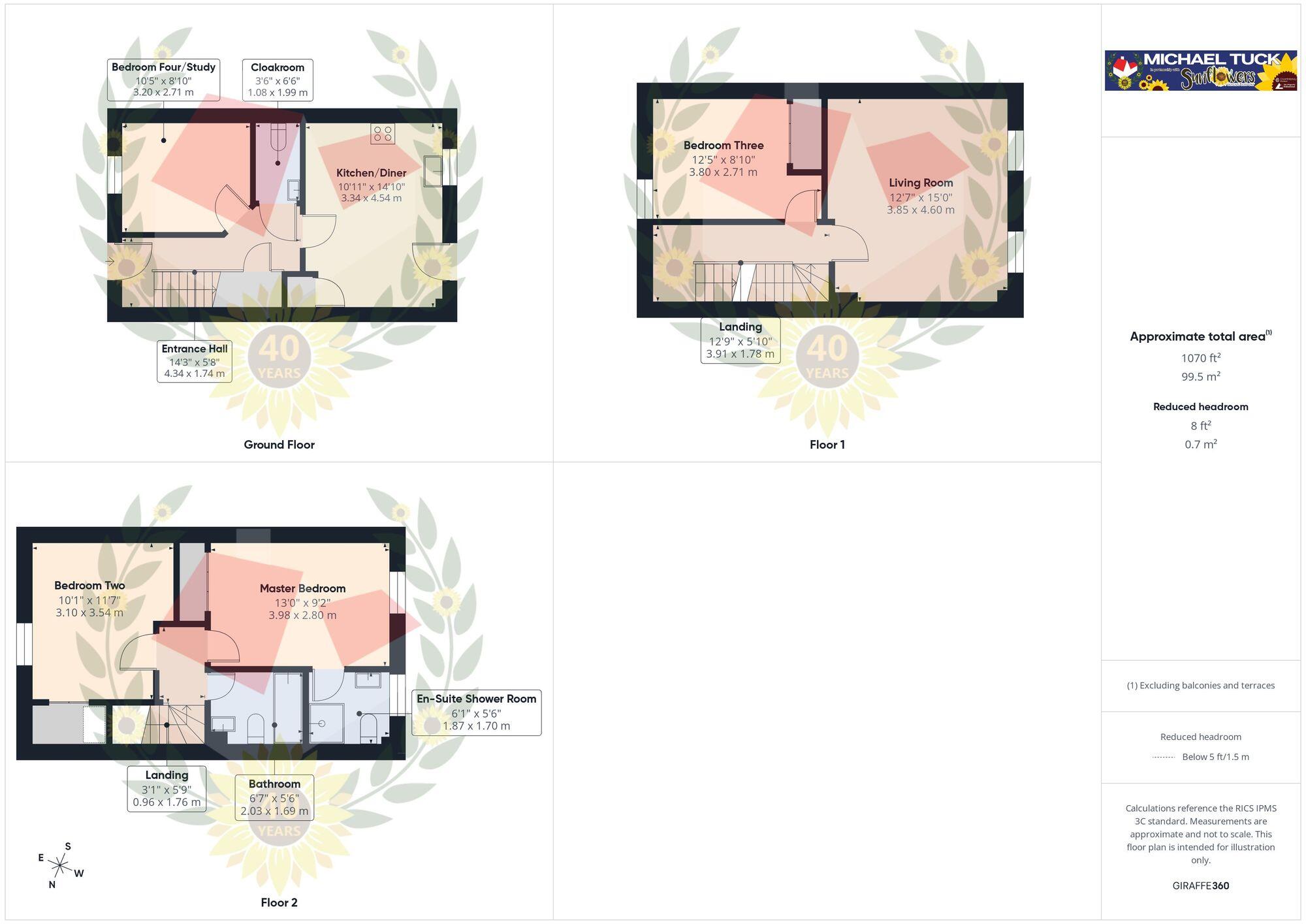 Crown Road, Walton Cardiff, Tewkesbury, GL20 floorplan