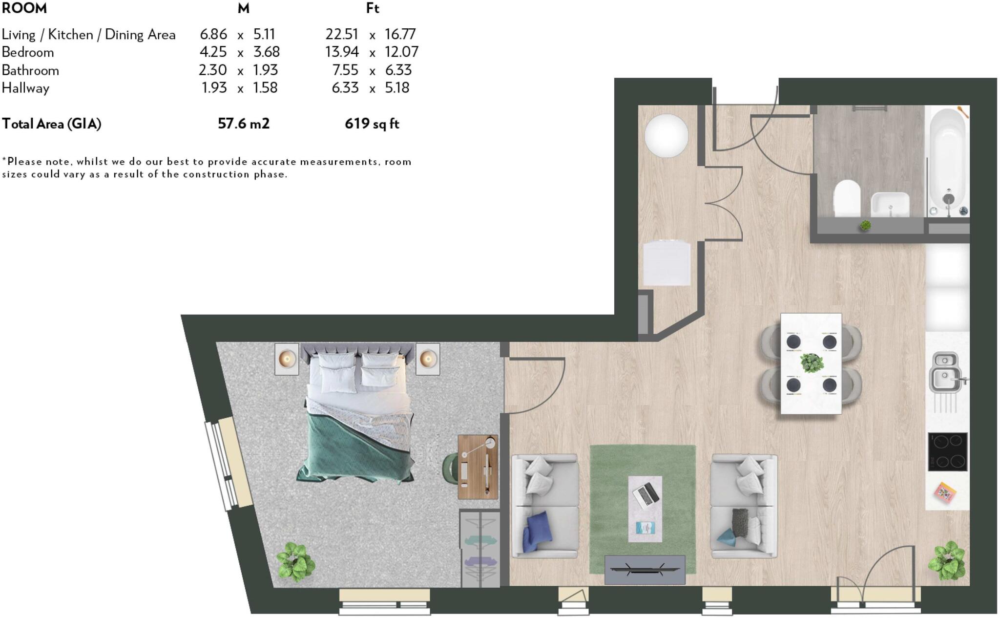 Casa, Abbey Court, Kirkstall, Leeds, LS5 floorplan