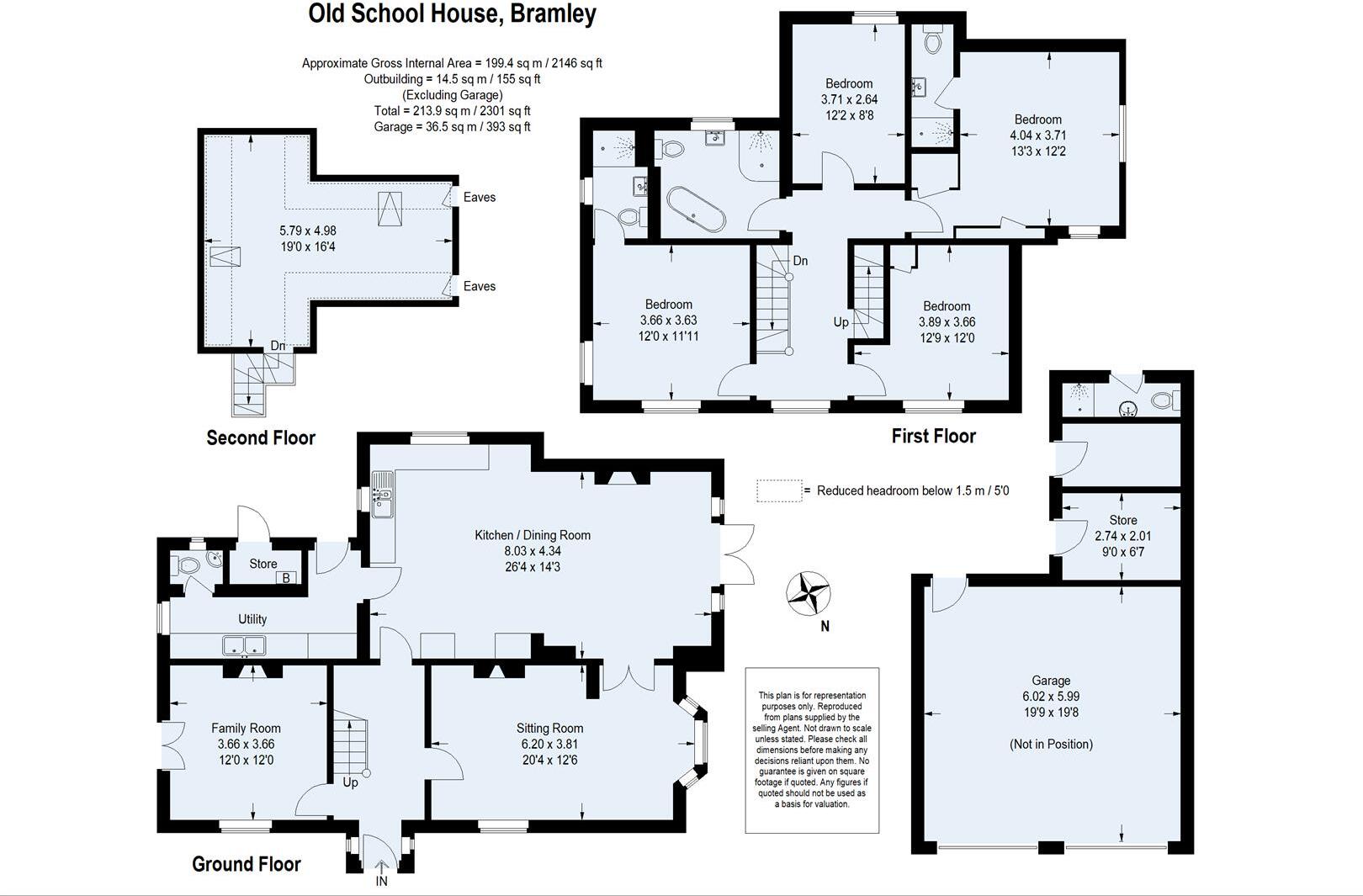 Birtley Road, Bramley, Guildford floorplan