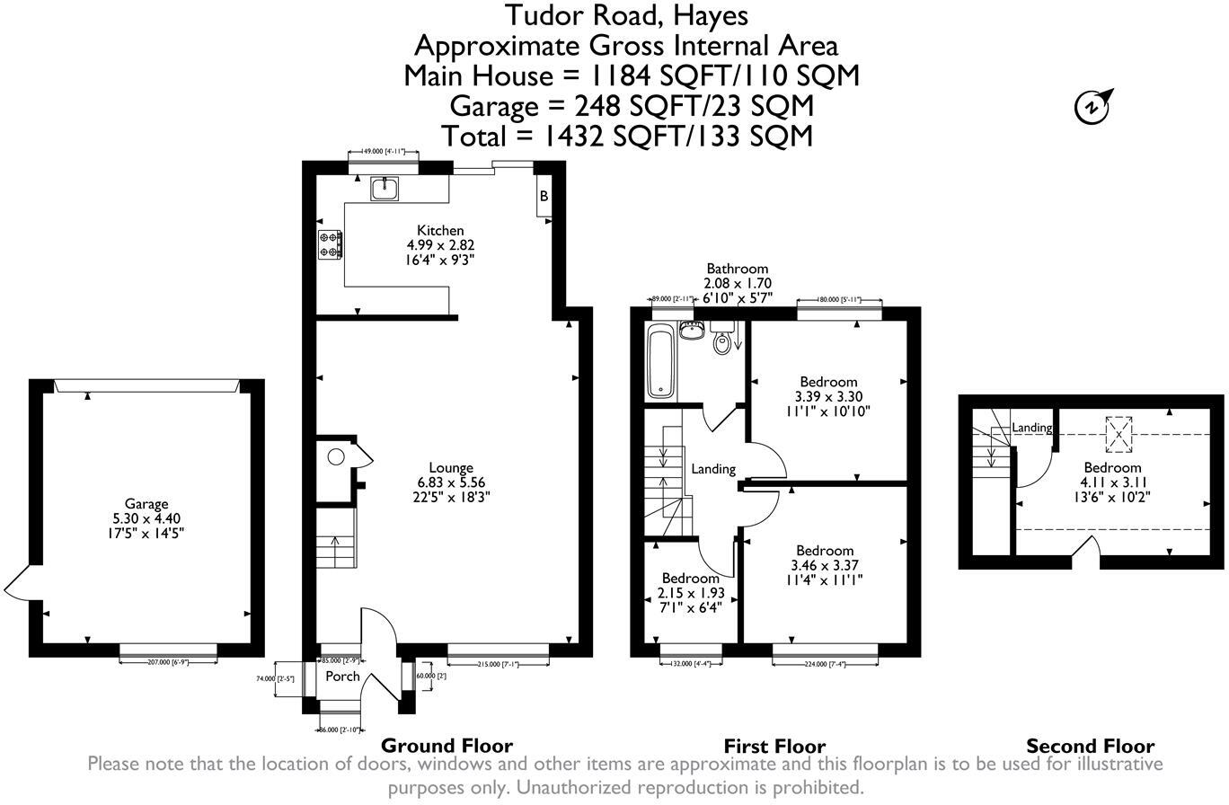 Tudor Road, Hayes floorplan
