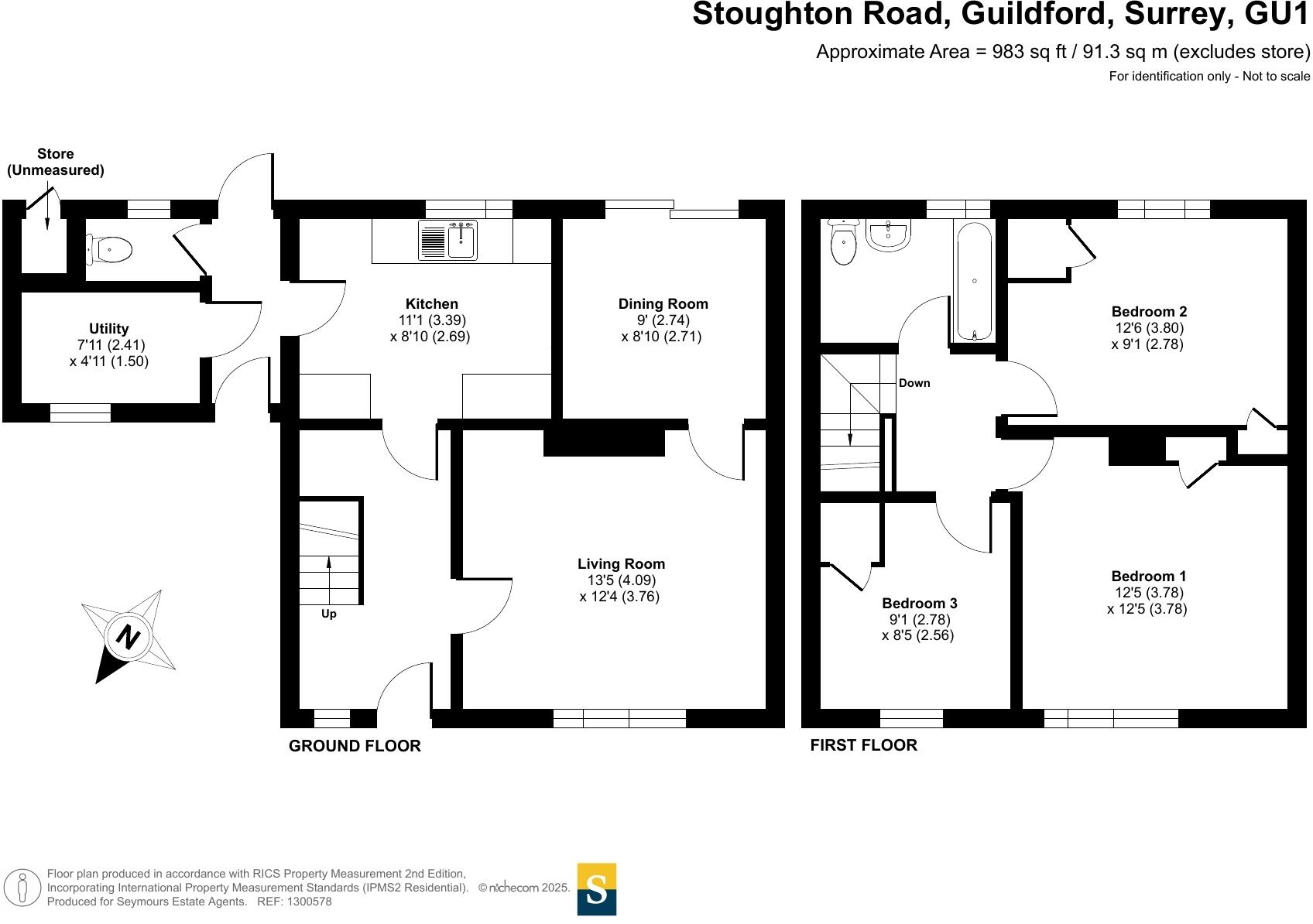 Stoughton Road, Guildford, Surrey, GU1 floorplan