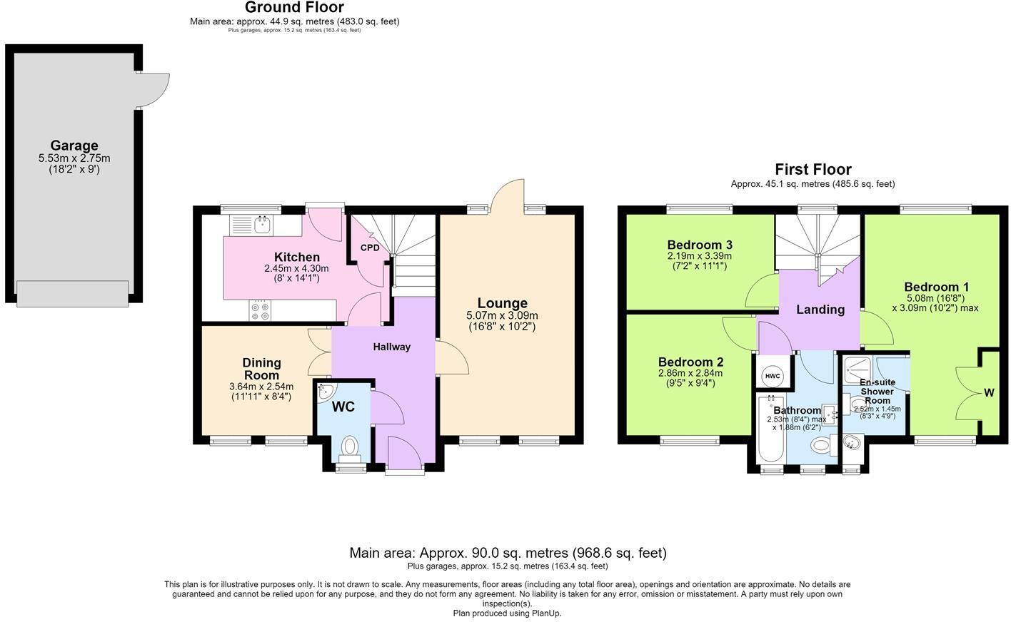 Barkus Close, Southam floorplan