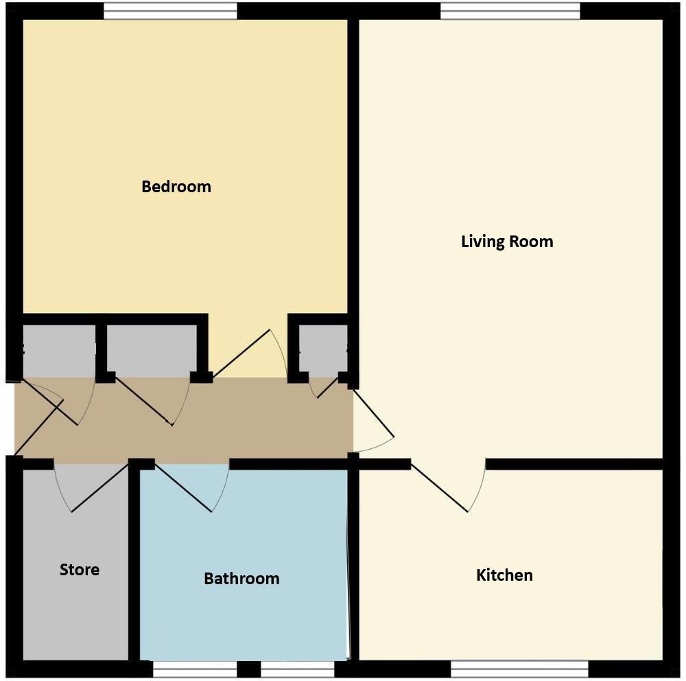 Beel Close, Portland floorplan