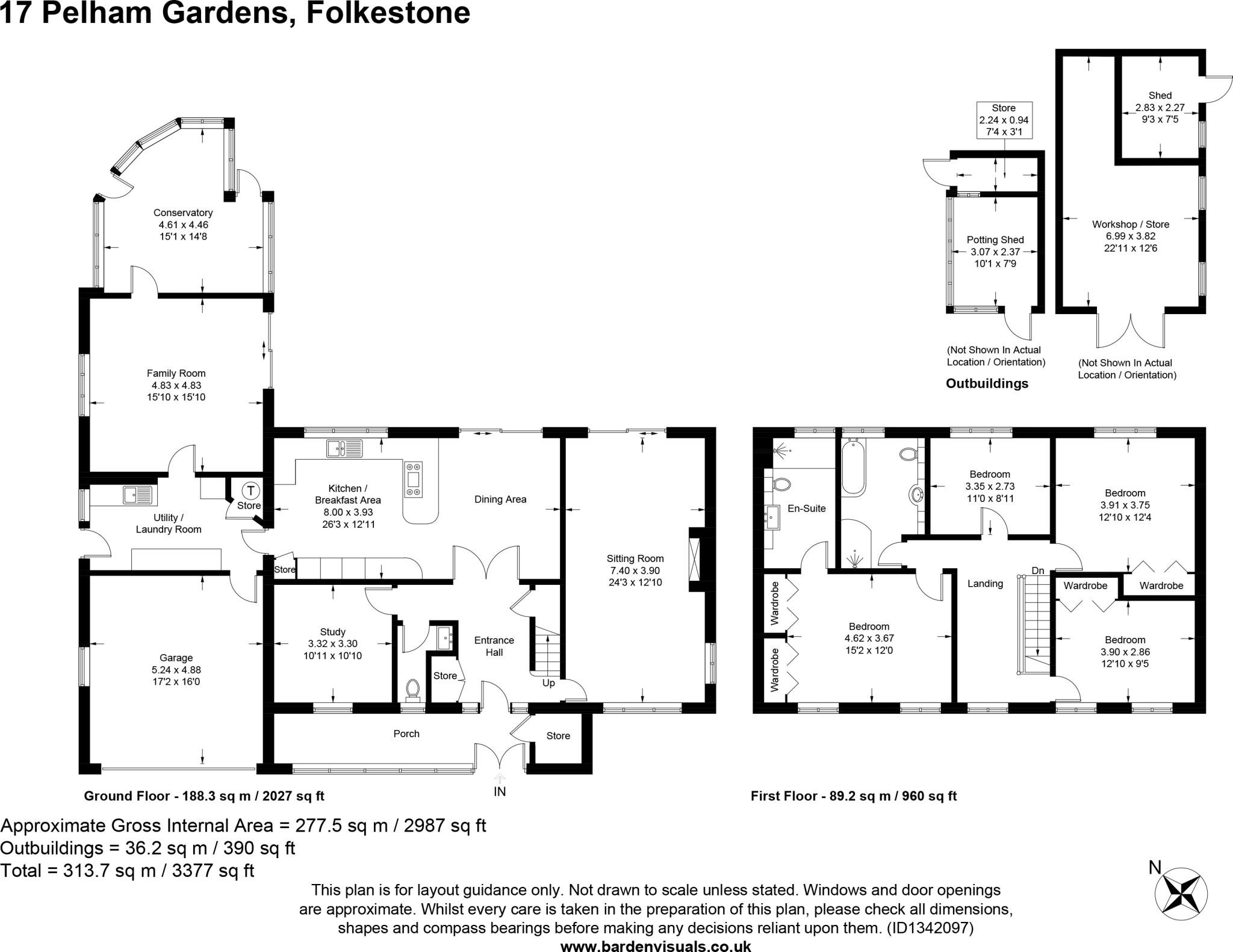 Pelham Gardens, Folkestone, Kent, CT20 floorplan