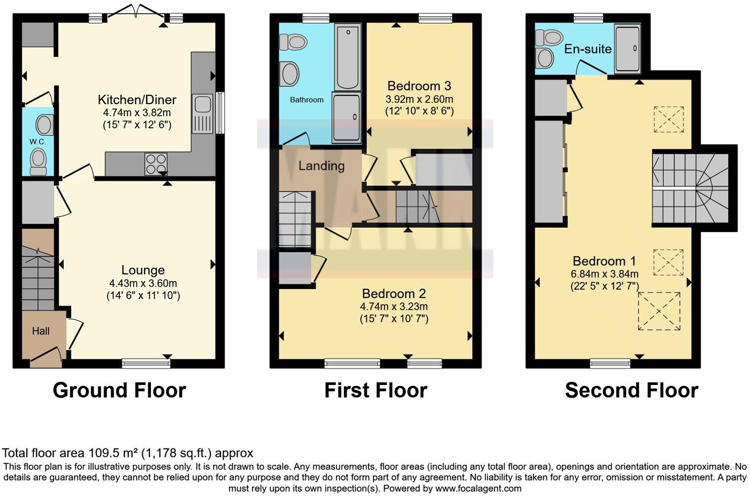 Pearce Row, Botley, Southampton, Hampshire, SO32 floorplan