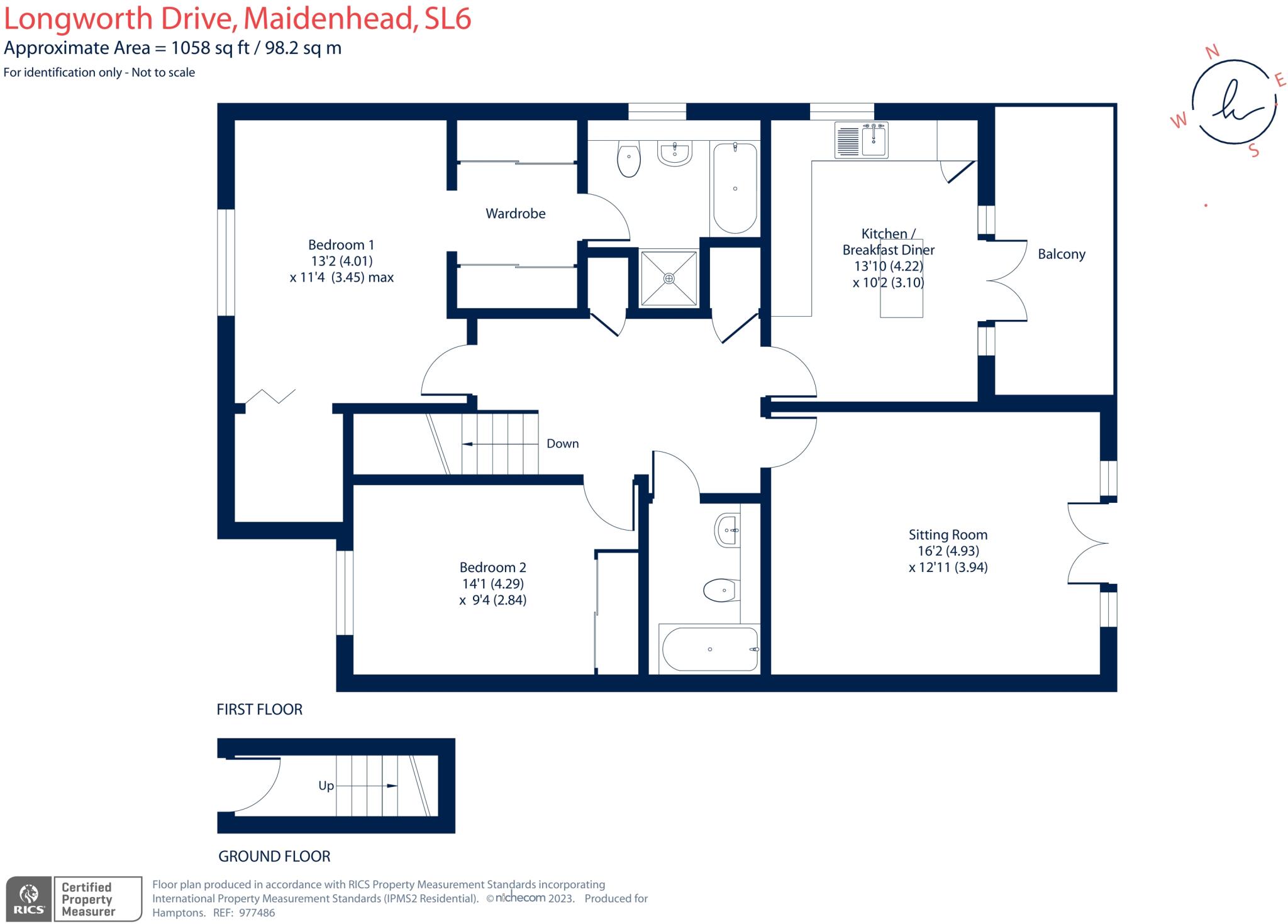 Longworth Drive Maidenhead SL6 floorplan