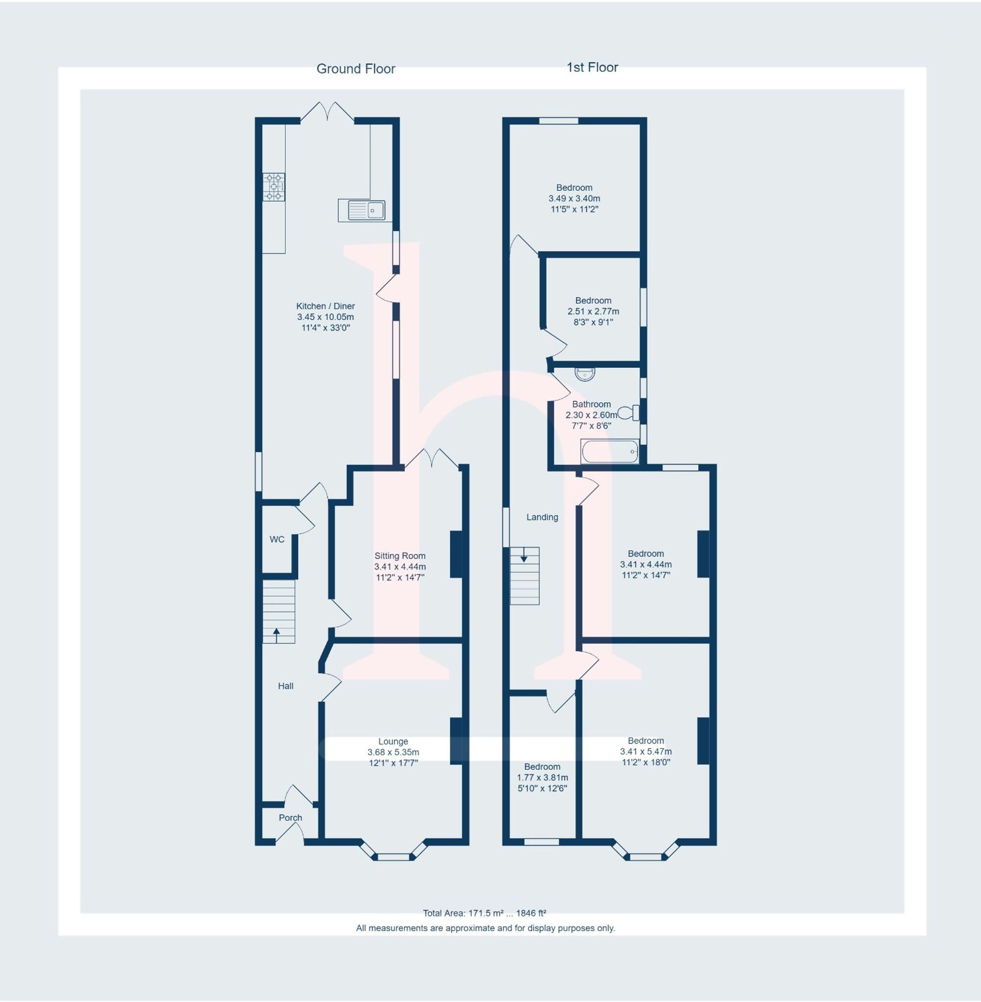 Palm Hill, Oxton, CH43 floorplan