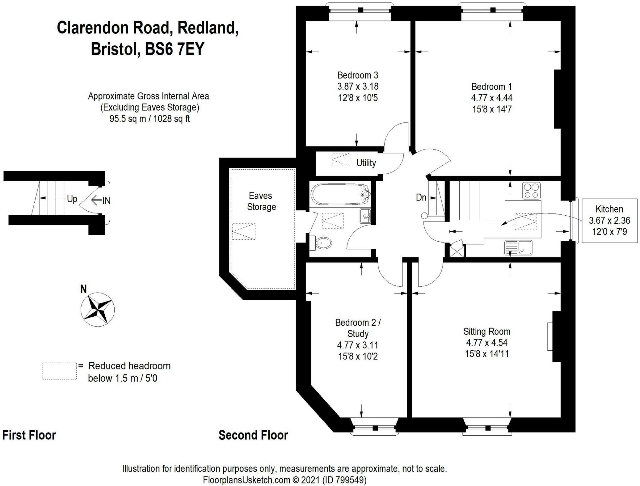 Clarendon Road, Redland, Bristol, BS6 floorplan
