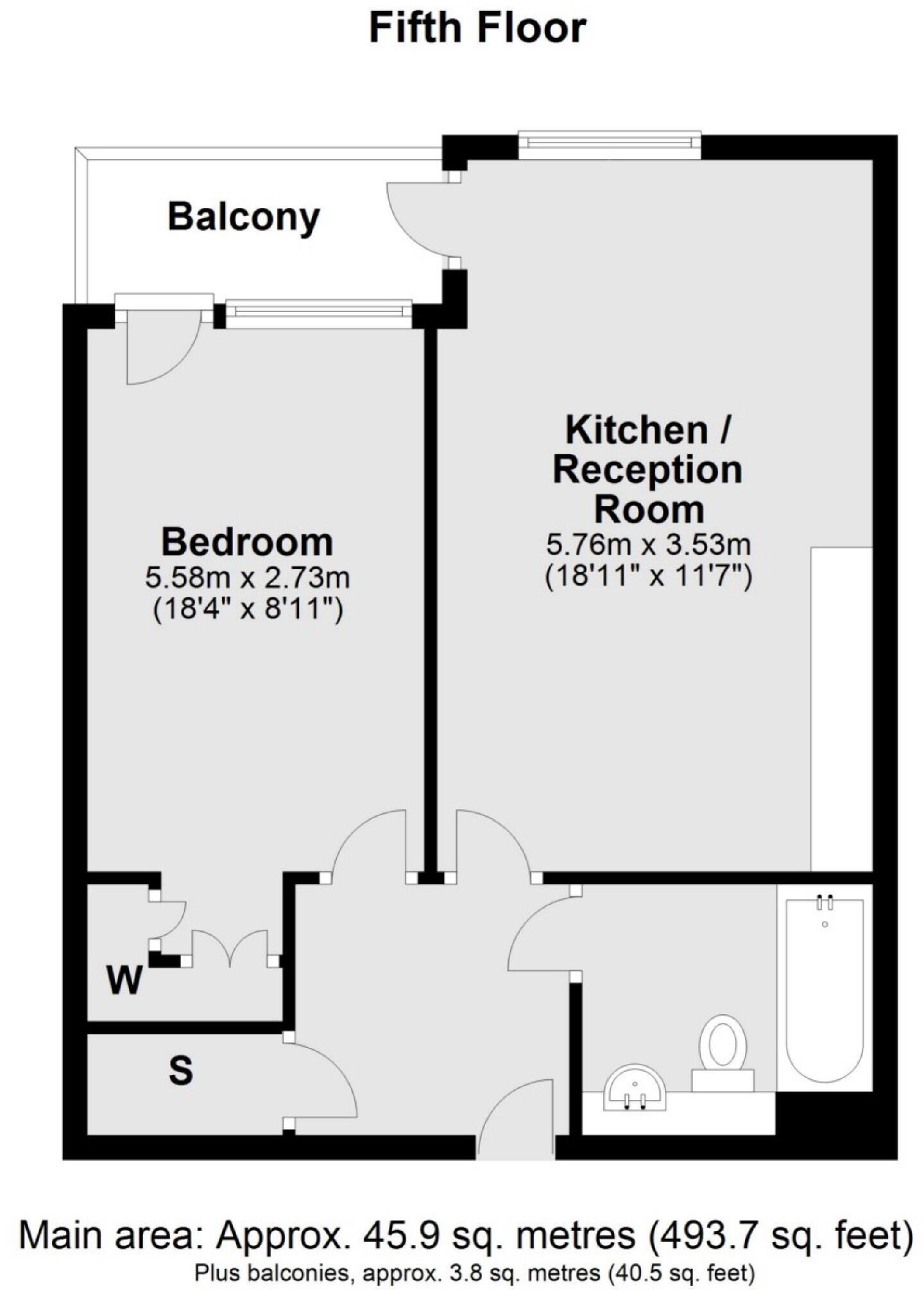 Hardwicks Square, Wandsworth floorplan