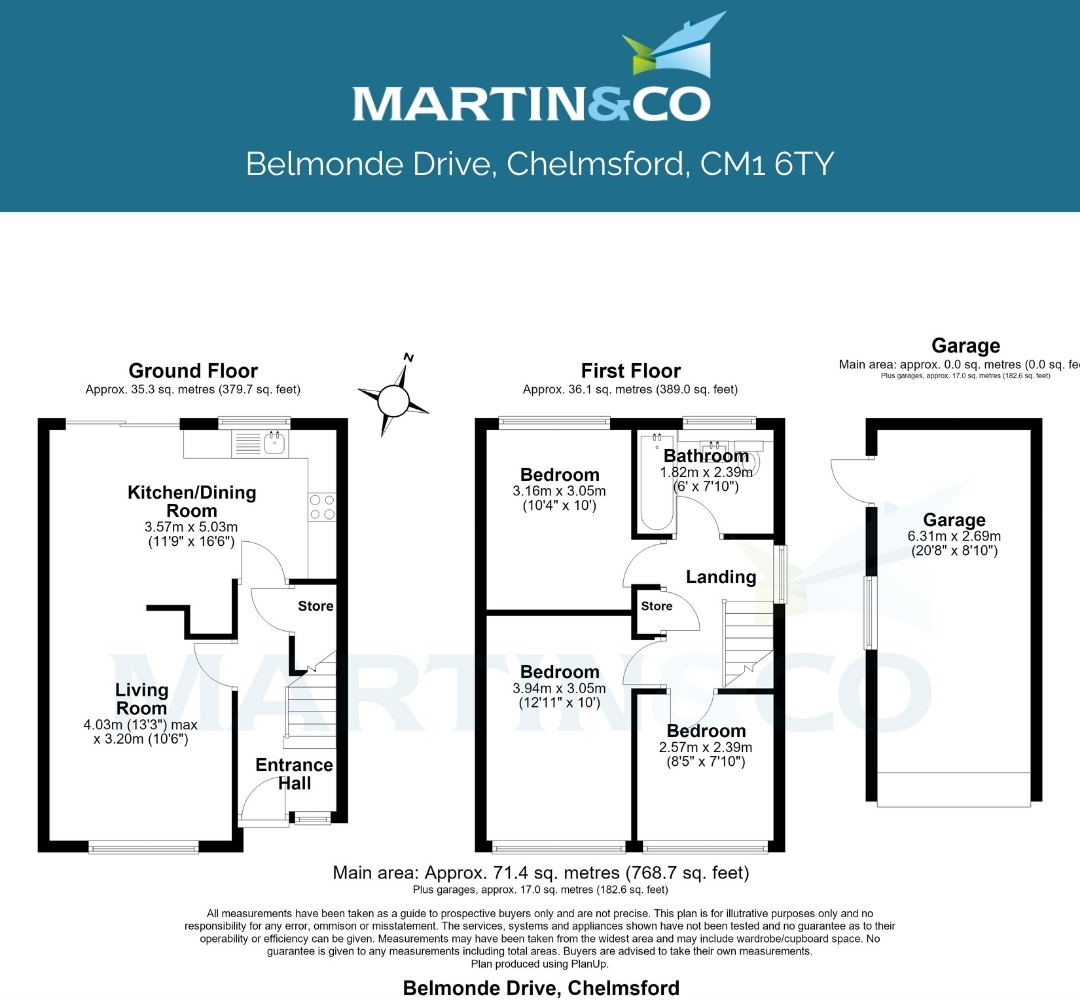 Belmonde Drive, Chelmsford floorplan