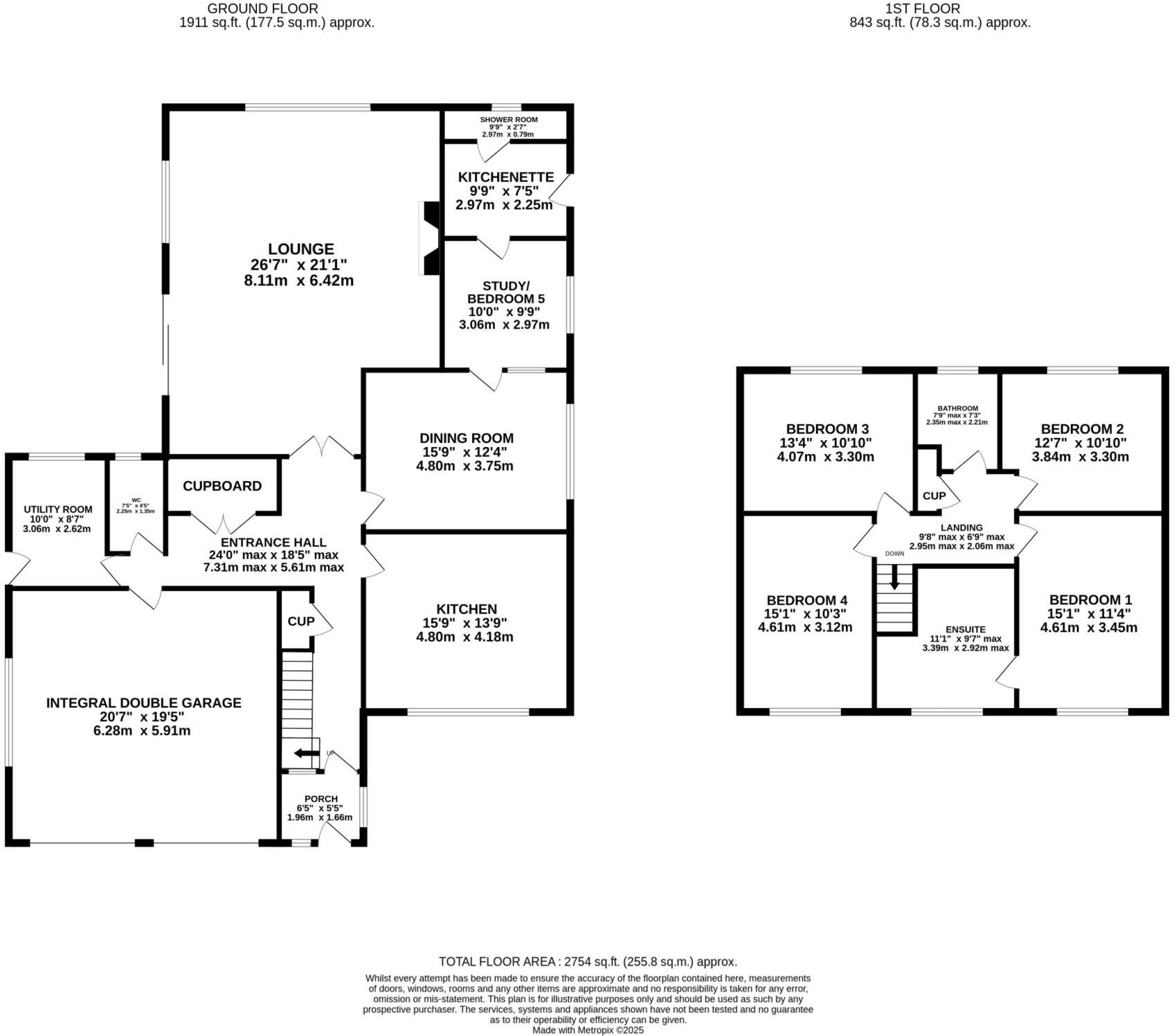 2 Beechwood Rise, Douglas, IM2 5NE floorplan
