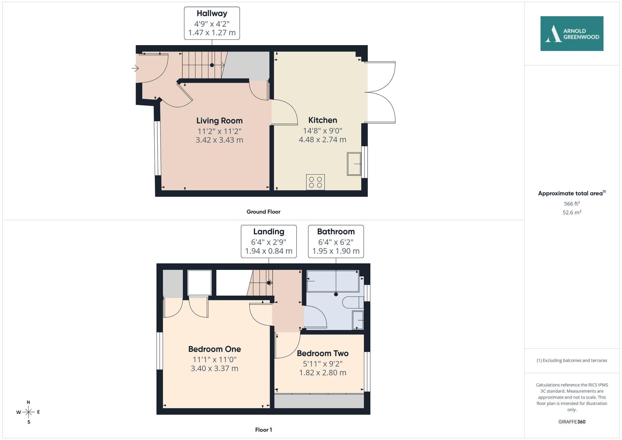 Laurel Gardens, Kendal, LA9 floorplan