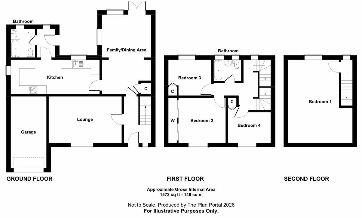 A Generously Extended Home Set In A Desirable Central Location - Cherry Tree Road floorplan