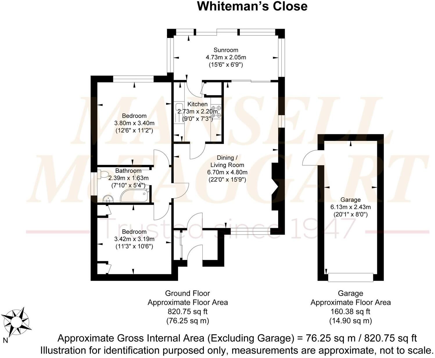 Whitemans Close, Cuckfield, RH17 floorplan