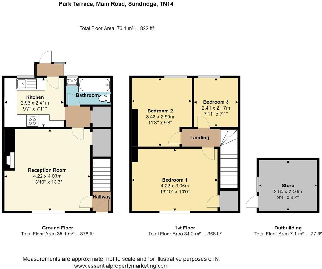 Park Terrace, off Main Road, Sundridge floorplan