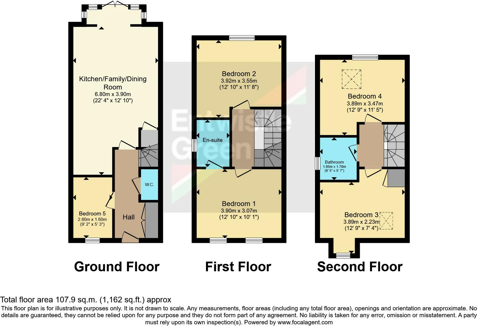 Sentinel Mews, Warton, Preston, Lancashire, PR4 floorplan