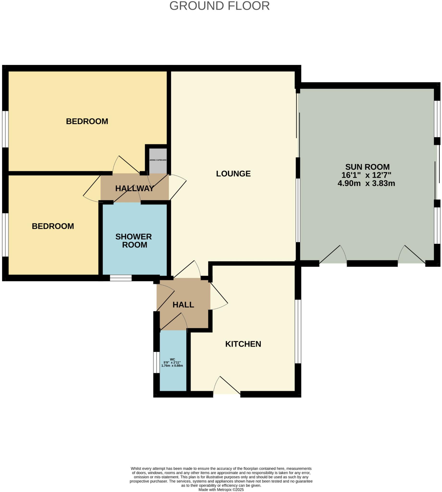 Ramsay Close, Skegness, PE25 floorplan