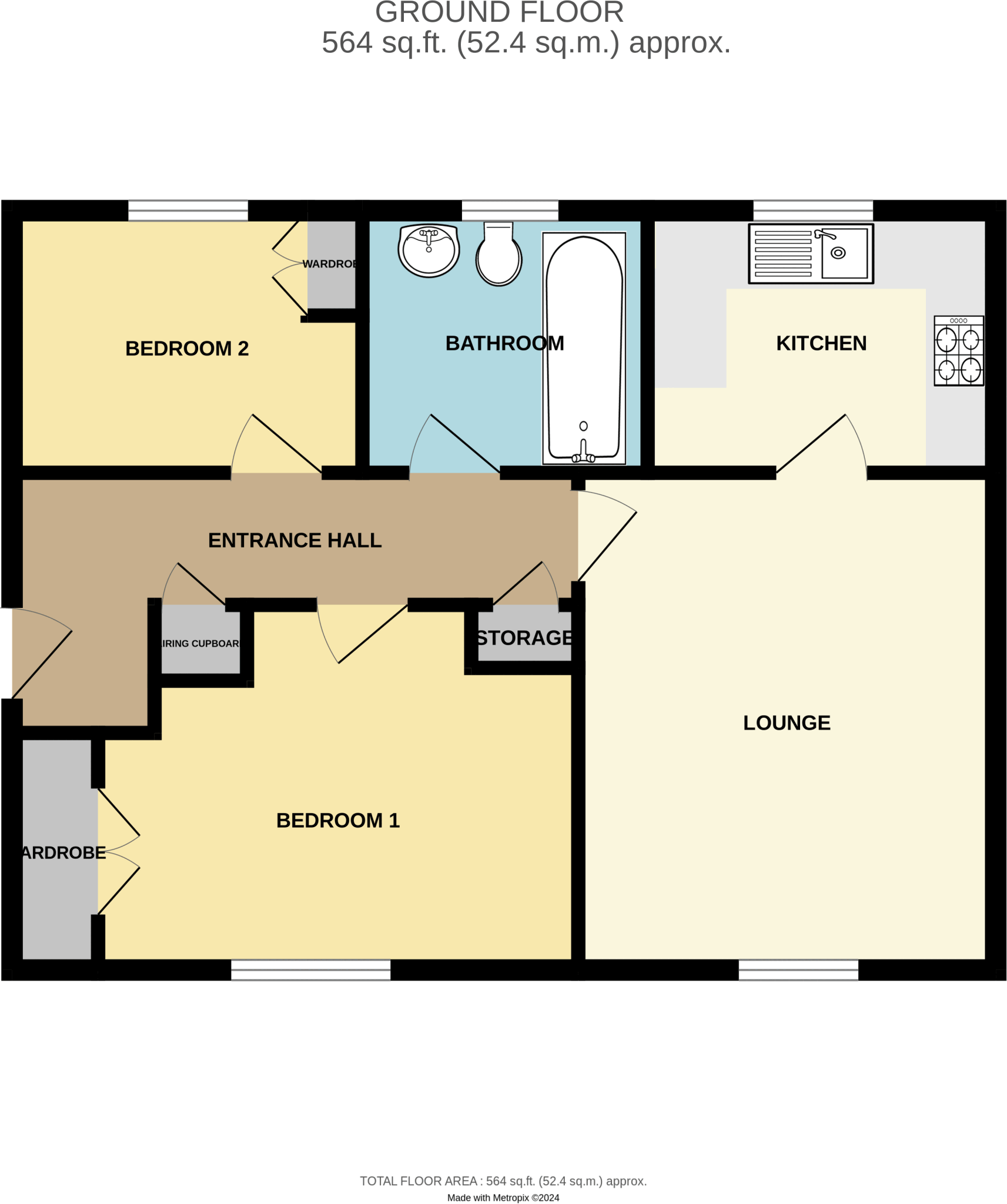 SAN MARCOS DRIVE, Chafford Hundred, Grays floorplan