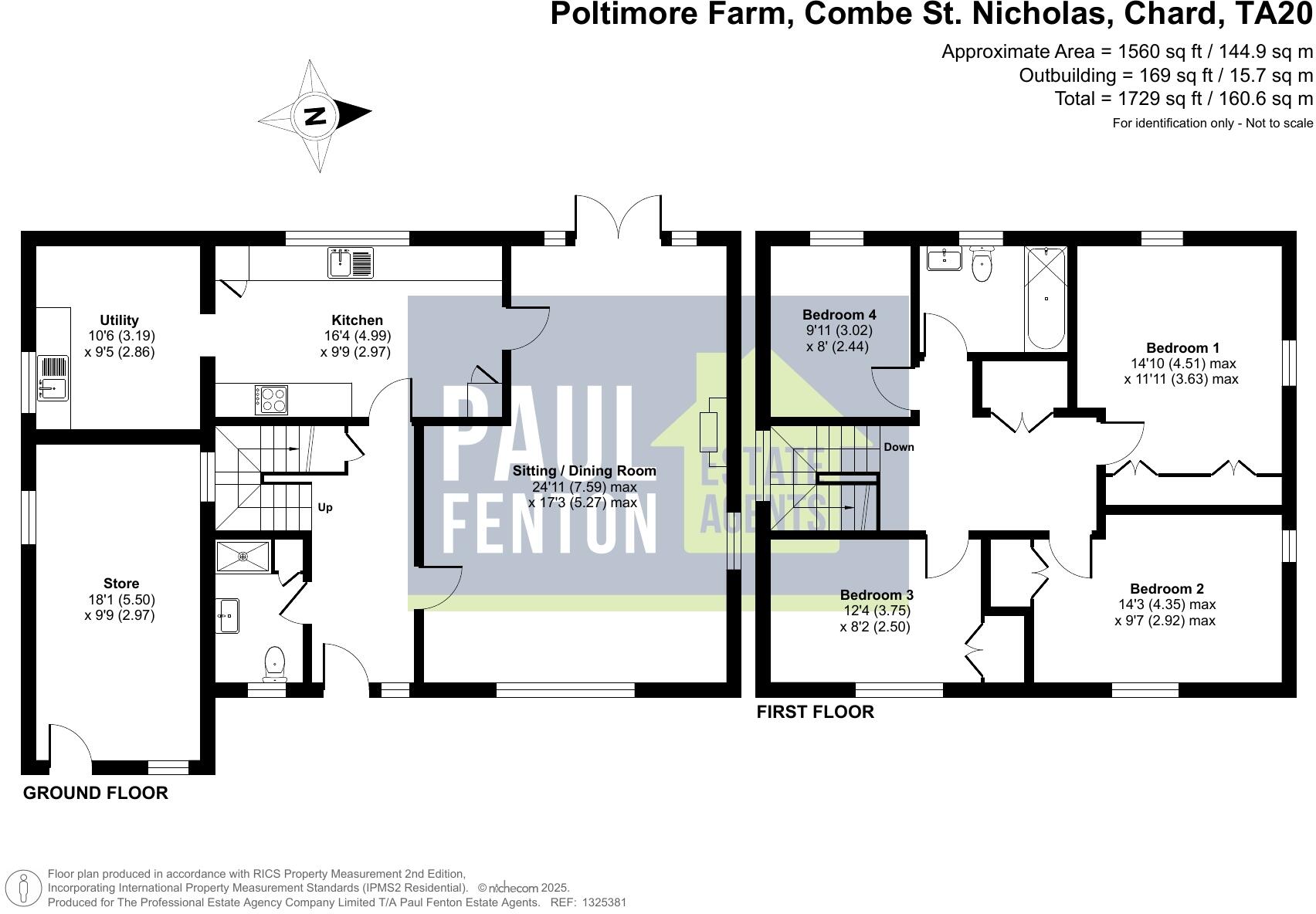 Poltimore Lane, Combe St Nicholas, Chard, Somerset, TA20 floorplan