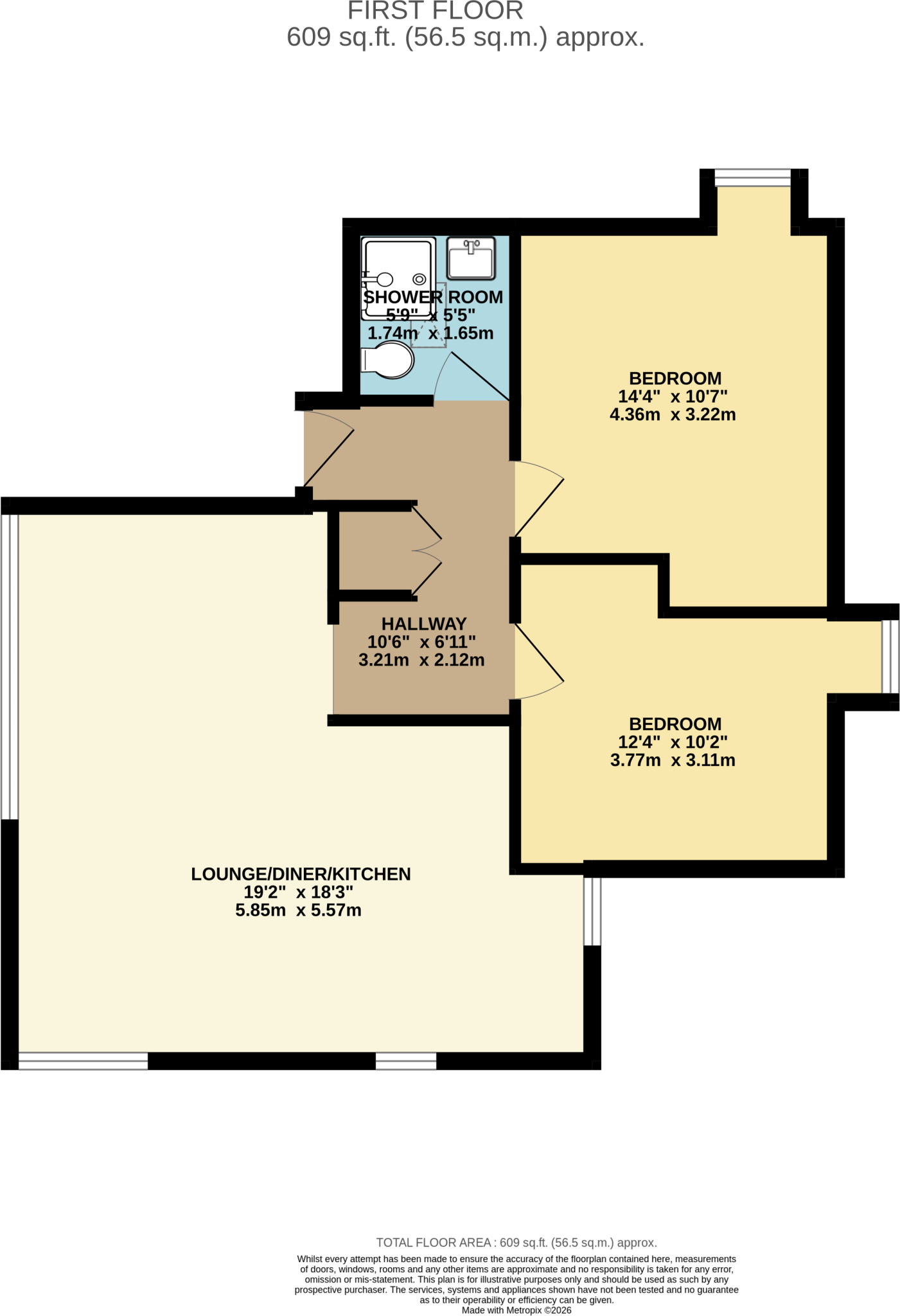 42, Sandy Lane, Romiley floorplan