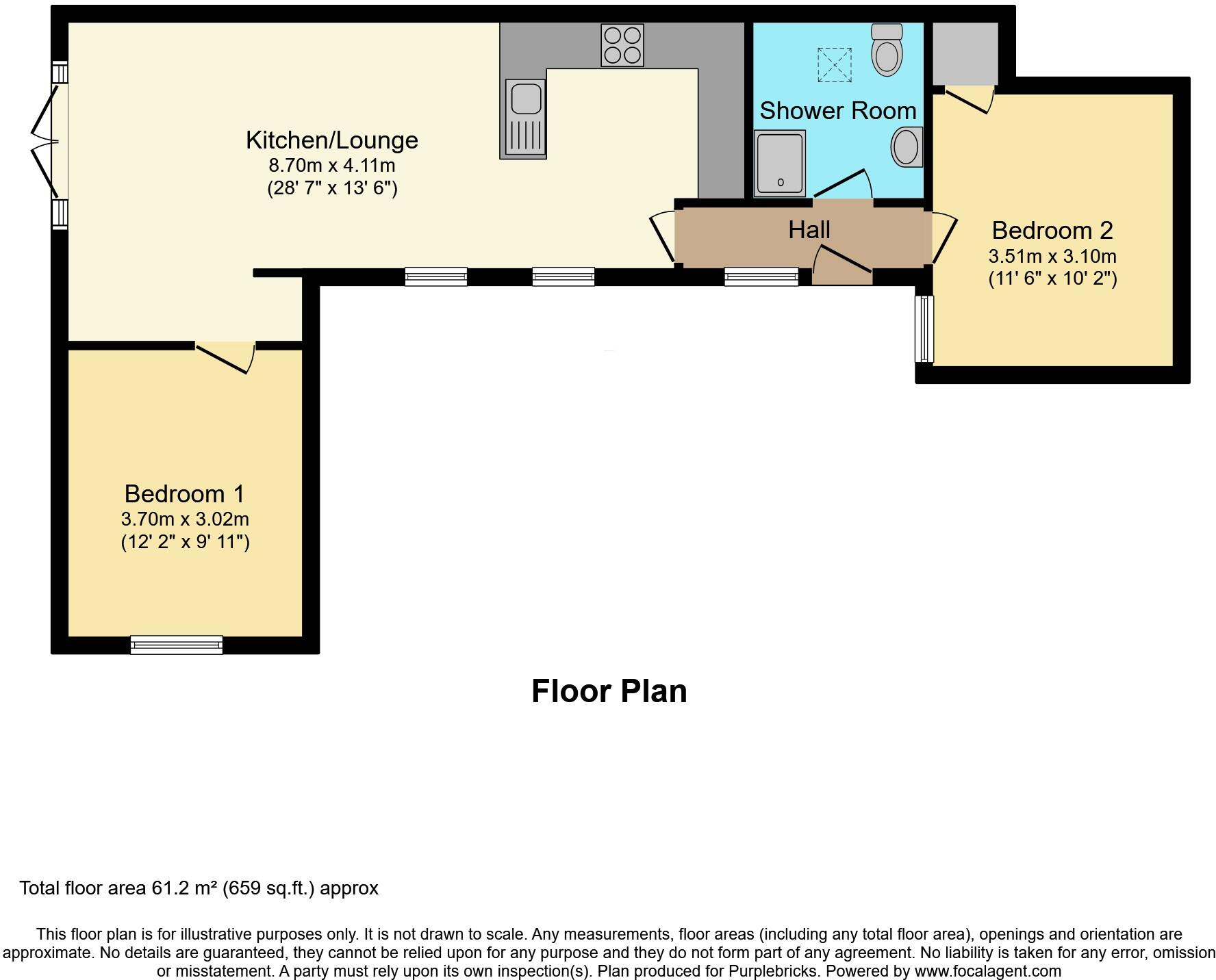 Empress Road, Lyndhurst, SO43 floorplan