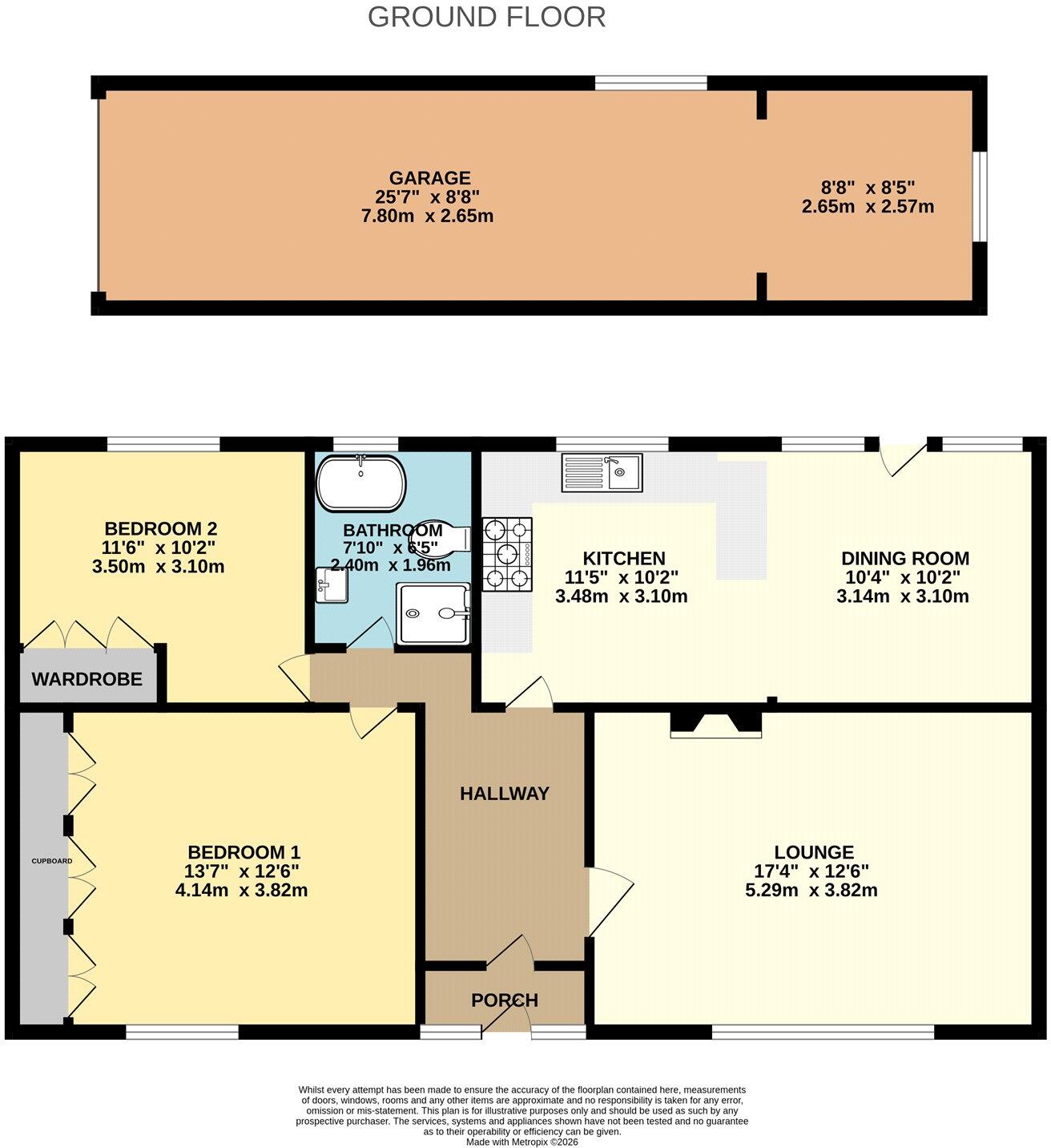 Bargate Road, West Row, Bury St. Edmunds, Suffolk, IP28 floorplan