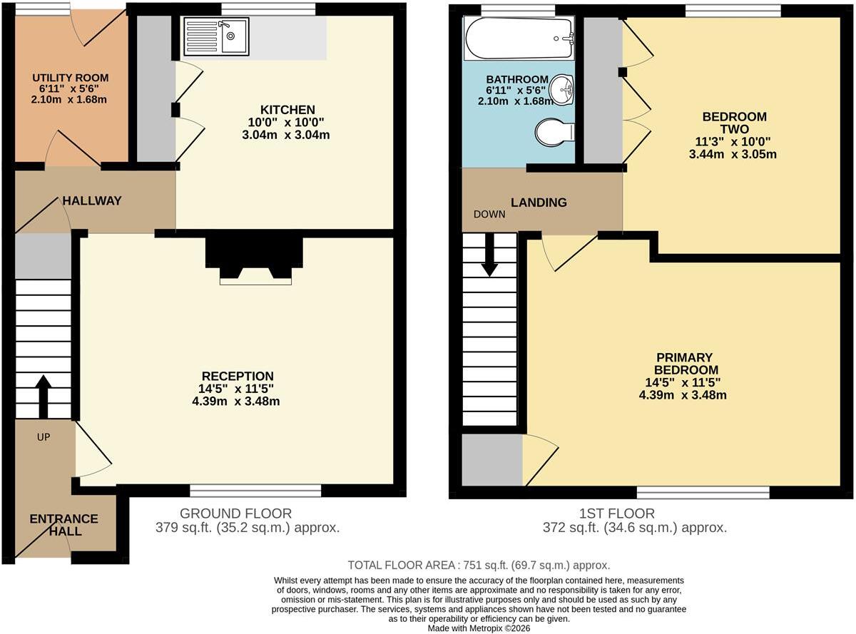 Normandy Road, Lowestoft floorplan