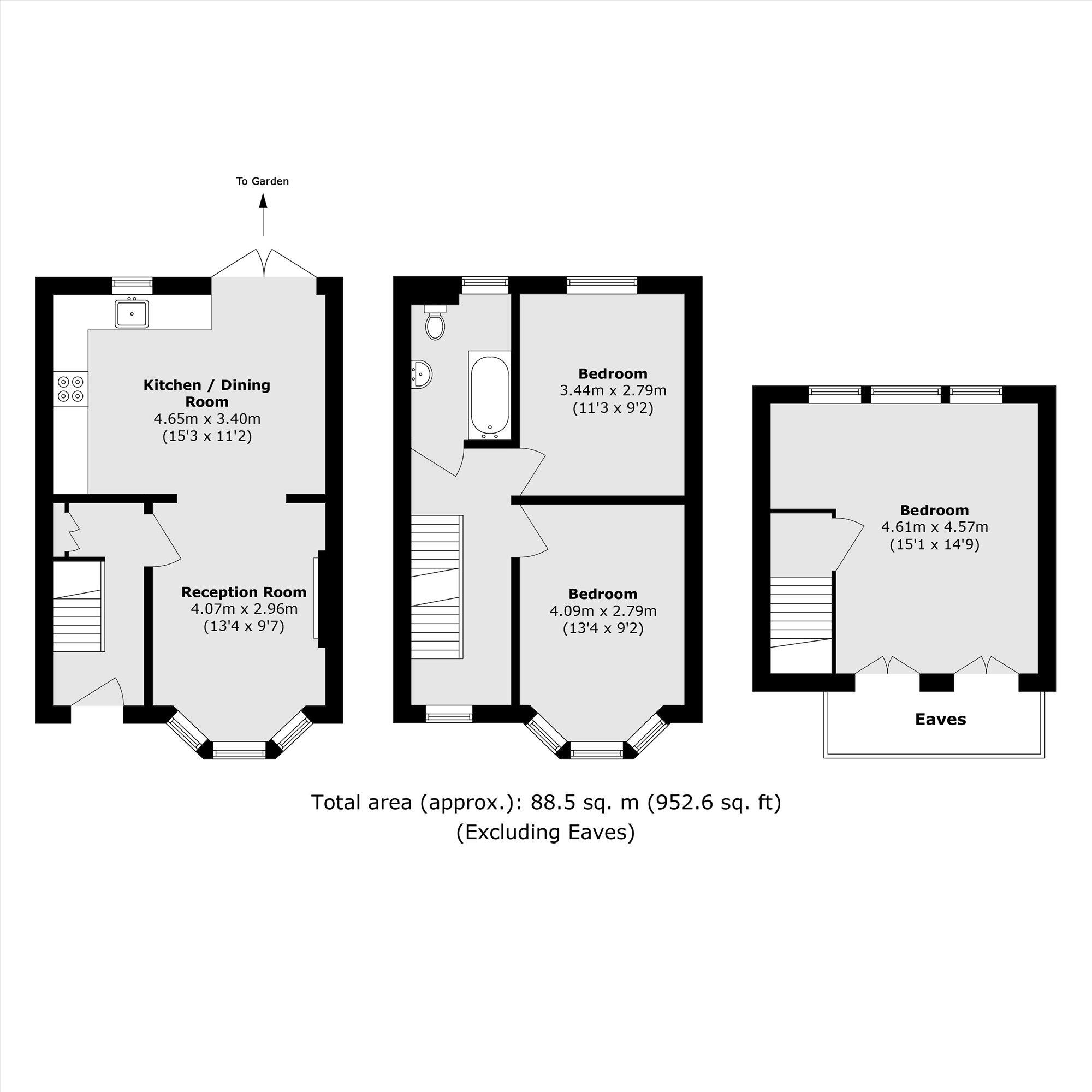 Wimbledon Road, Tooting floorplan