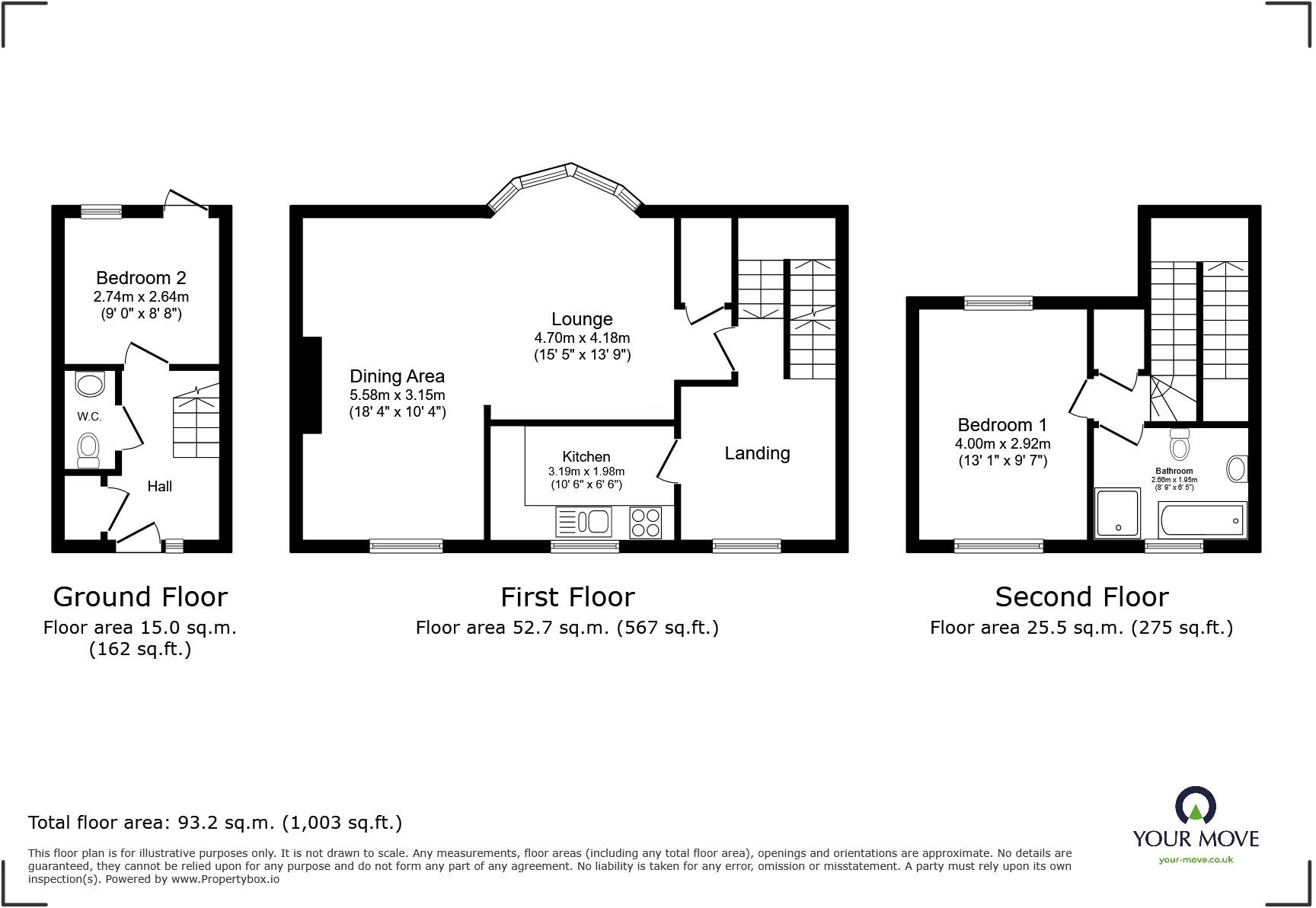 Flat 4, Furze Croft, Gresham Way, St. Leonards-on-Sea, East Sussex, TN38 floorplan
