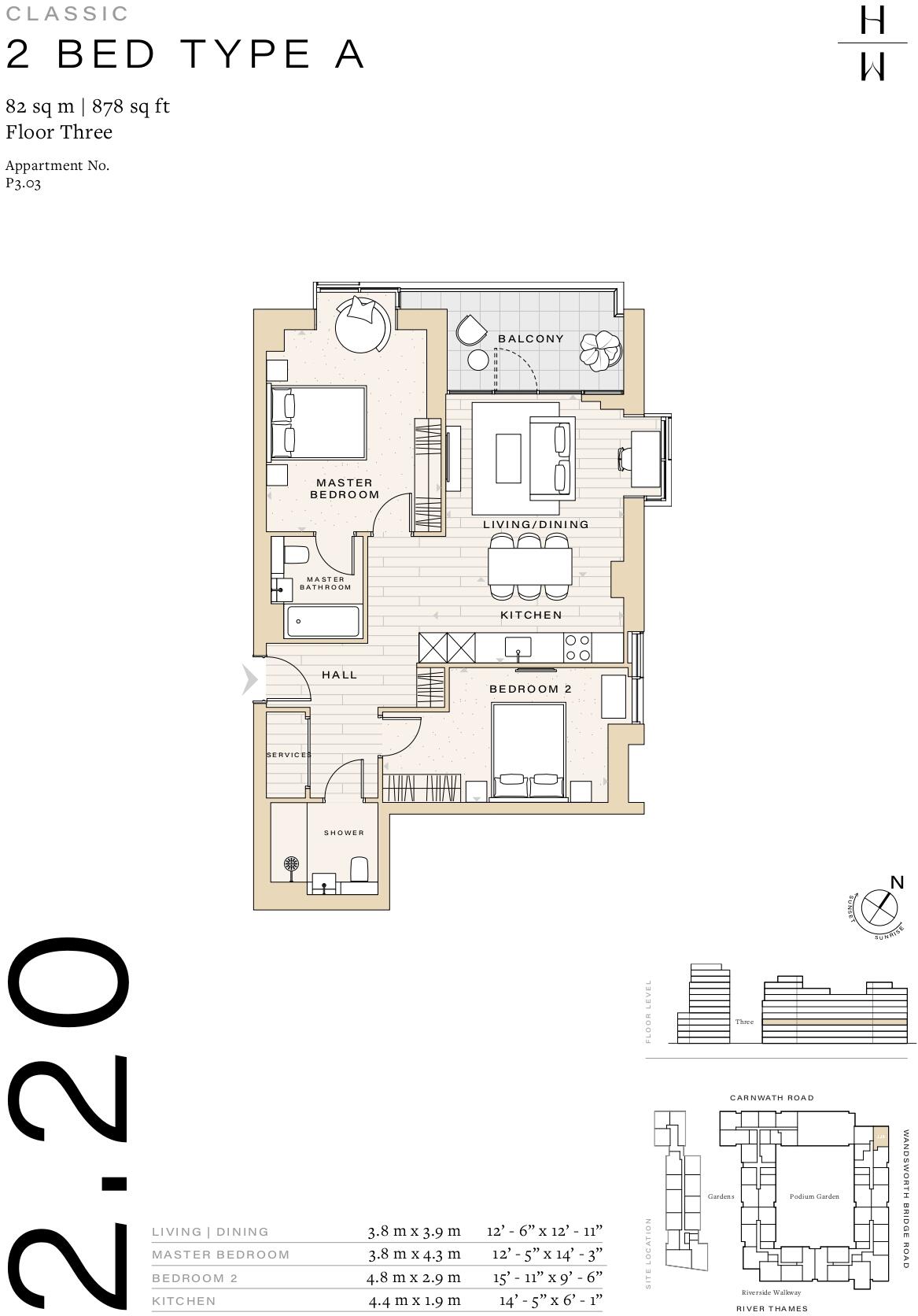 Hurlingham Waterfront, Herland Court, Carnwath Road, London, SW6 floorplan