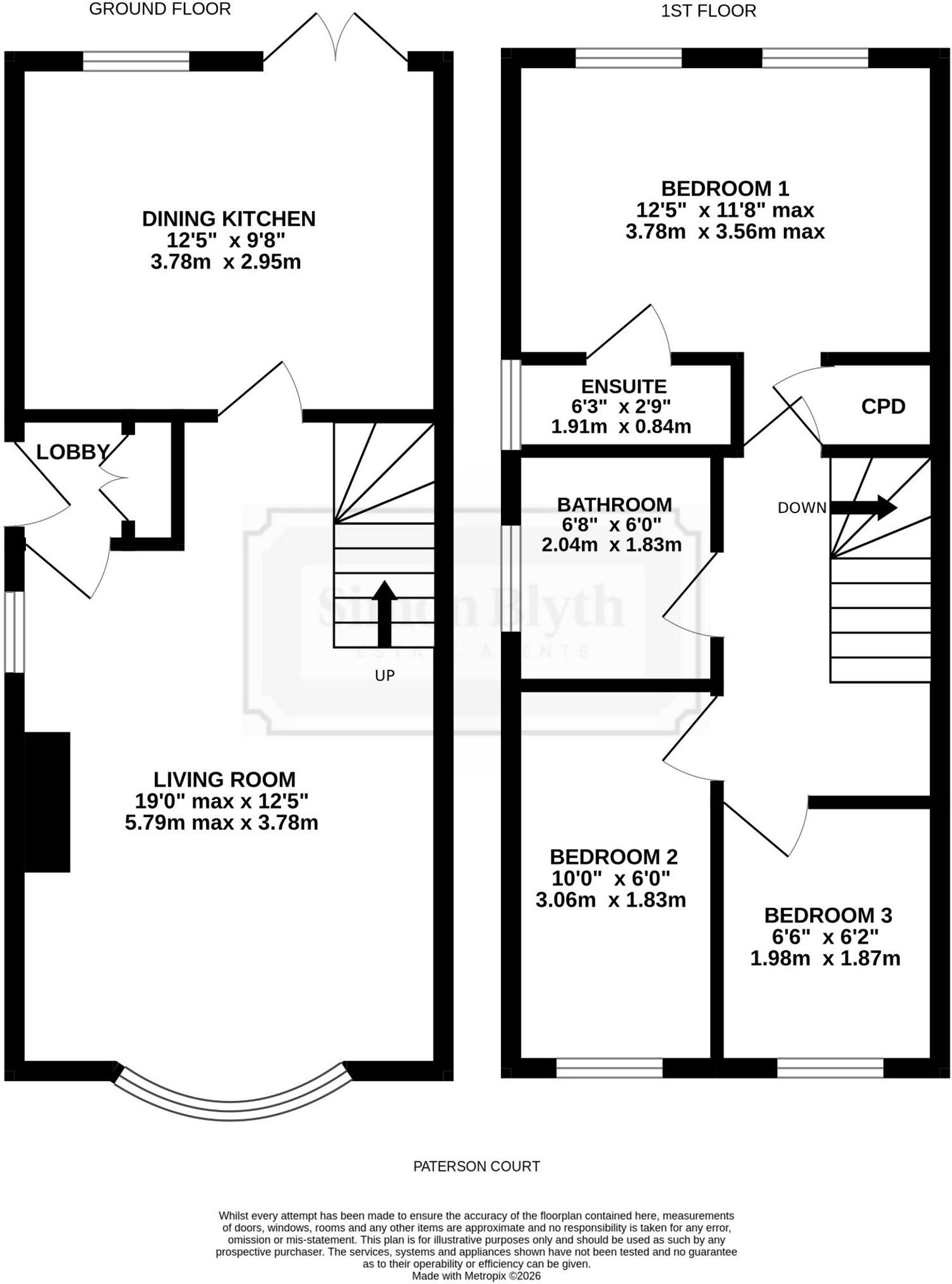 Paterson Court, Stocksbridge, S36 floorplan