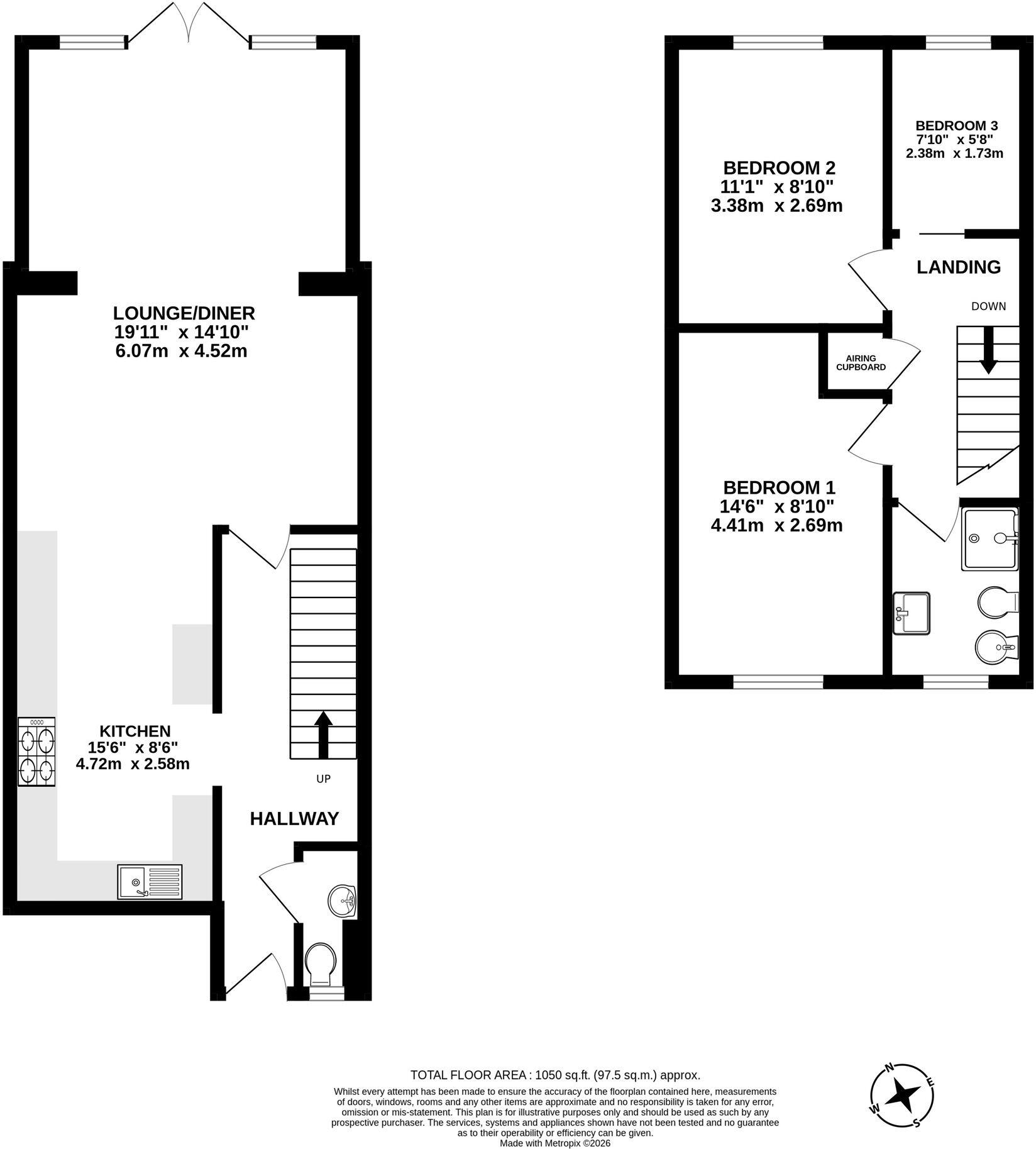 London Road, High Wycombe, HP11 floorplan