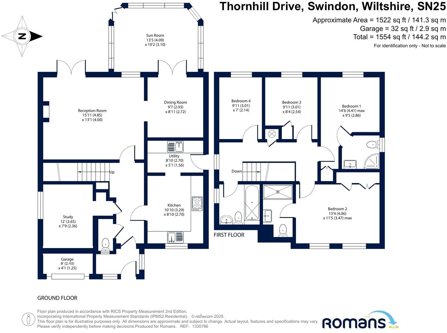 Thornhill Drive, Swindon, Wiltshire floorplan