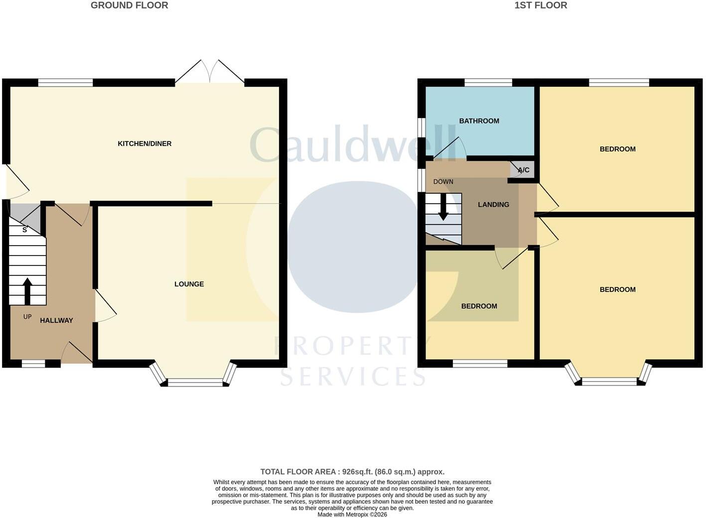 St. Clements Drive, Bletchley, Milton Keynes floorplan