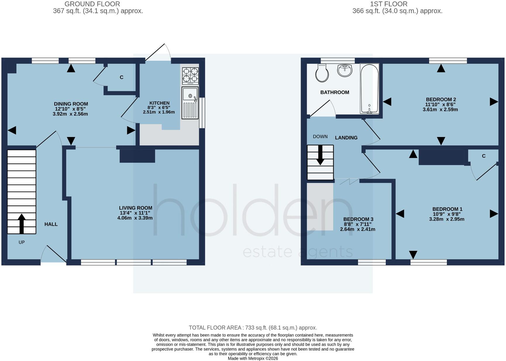 Jersey Road, Maldon, CM9 5JH floorplan