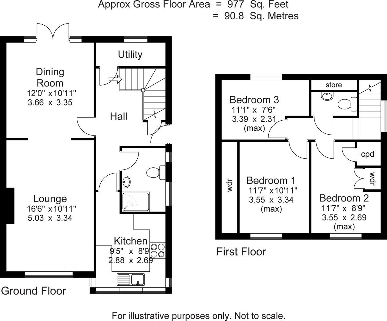 Heathmoor Way., Illingworth, Halifax floorplan