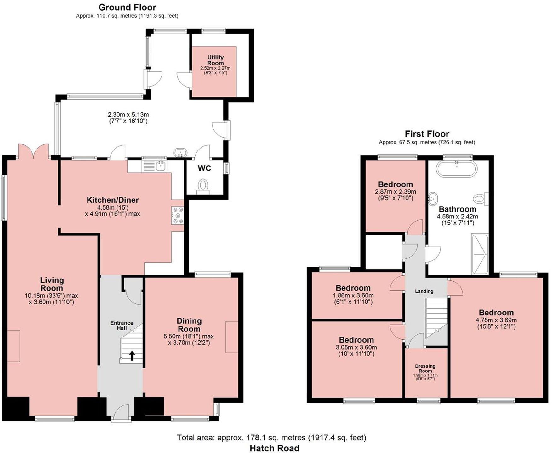 Hatch Road, Pilgrims Hatch floorplan