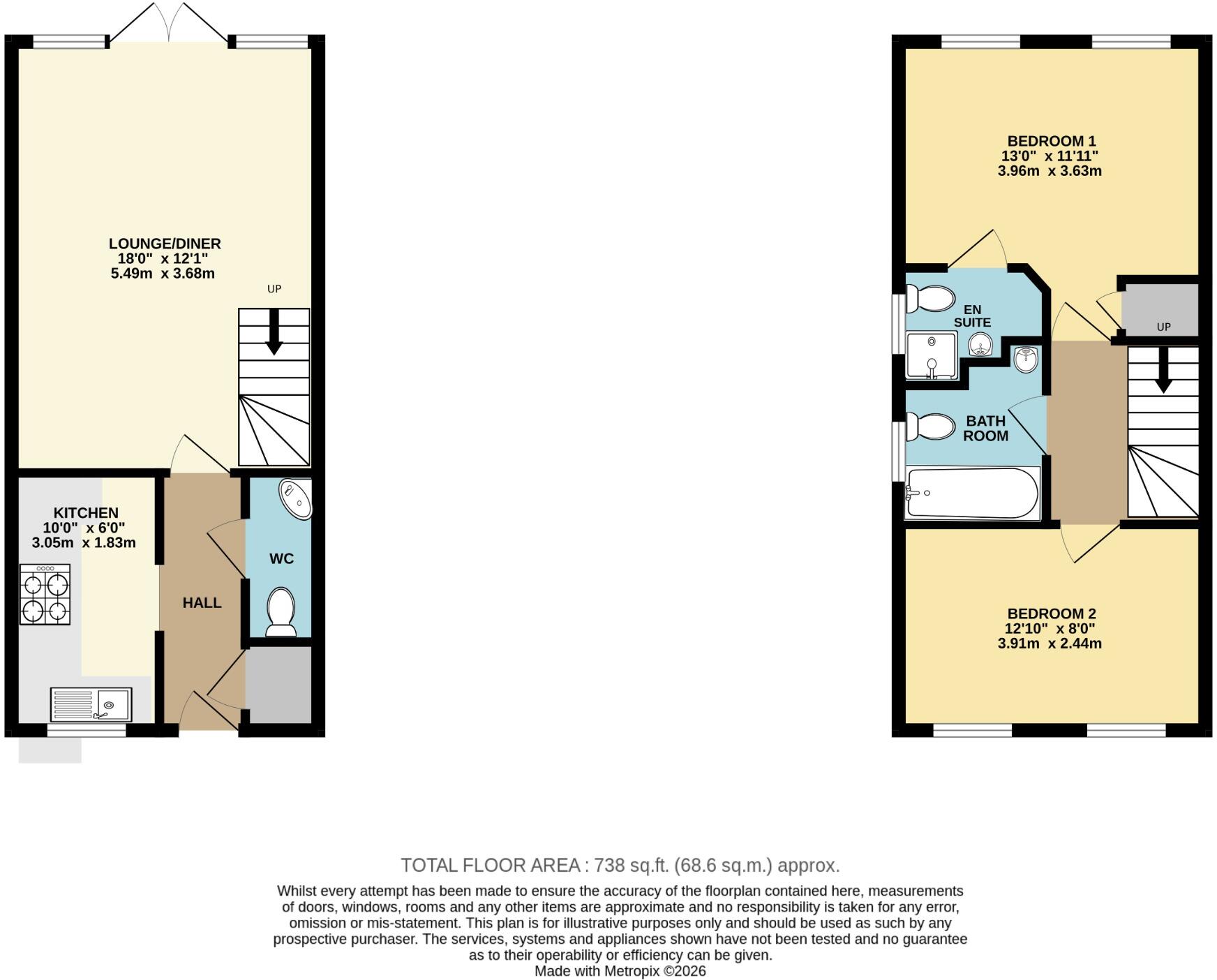 Foxglove Way, Clanfield floorplan